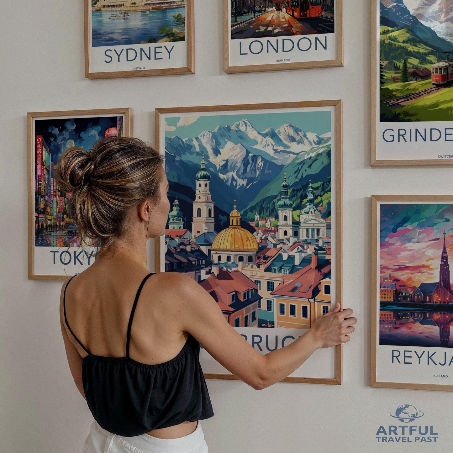 Innsbruck Poster | Austria Wall Art | Europe Decor