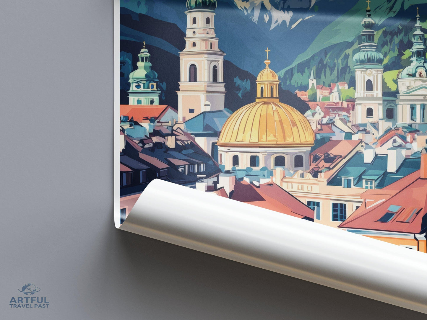 Innsbruck Poster | Austria Wall Art | Europe Decor