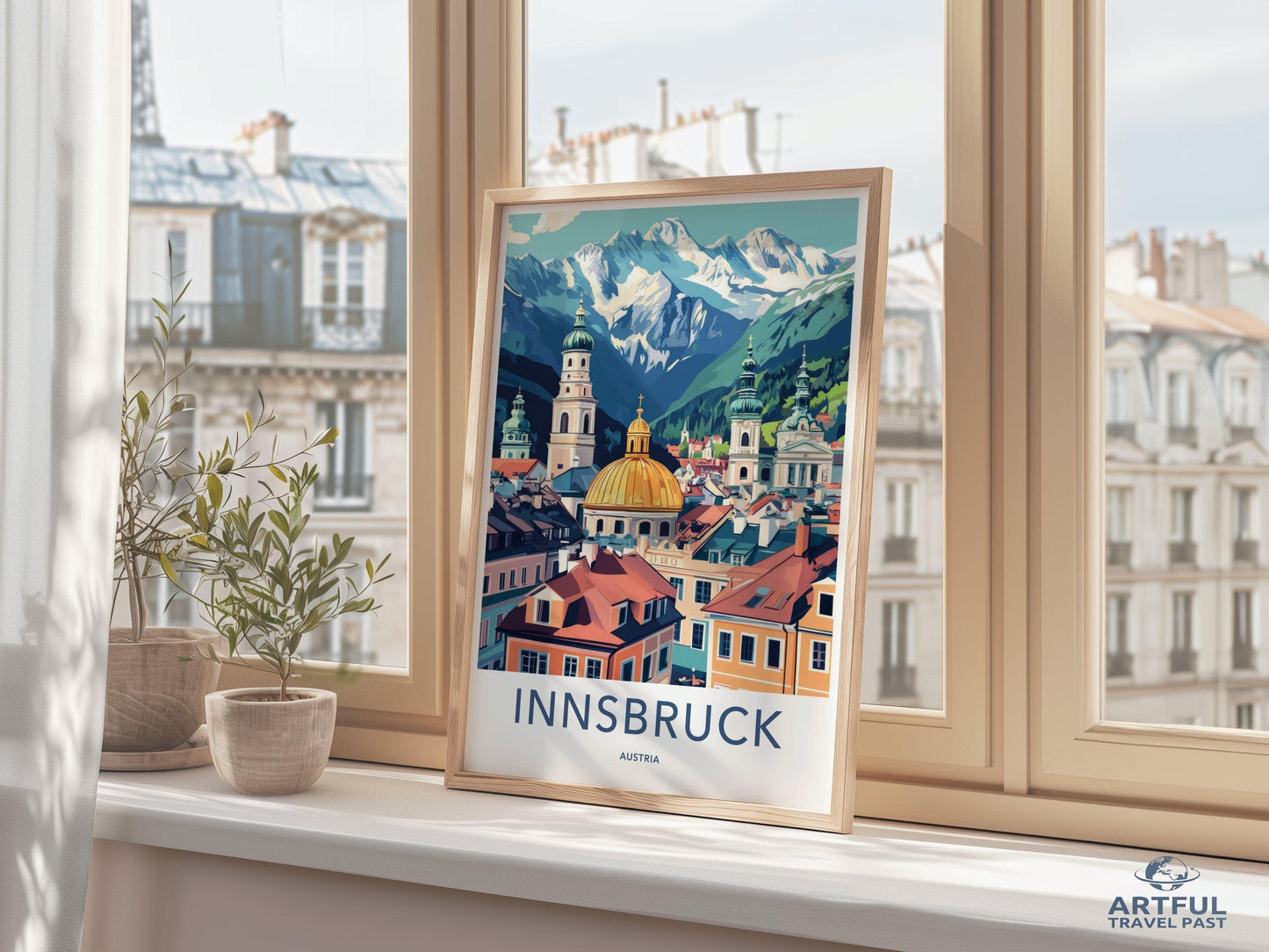 Innsbruck Poster | Austria Wall Art | Europe Decor