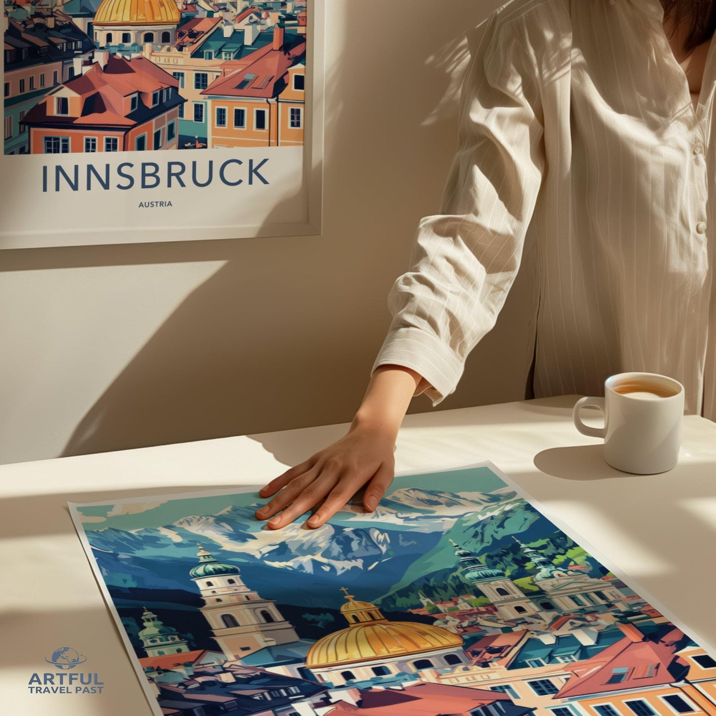 Innsbruck Poster | Austria Wall Art | Europe Decor
