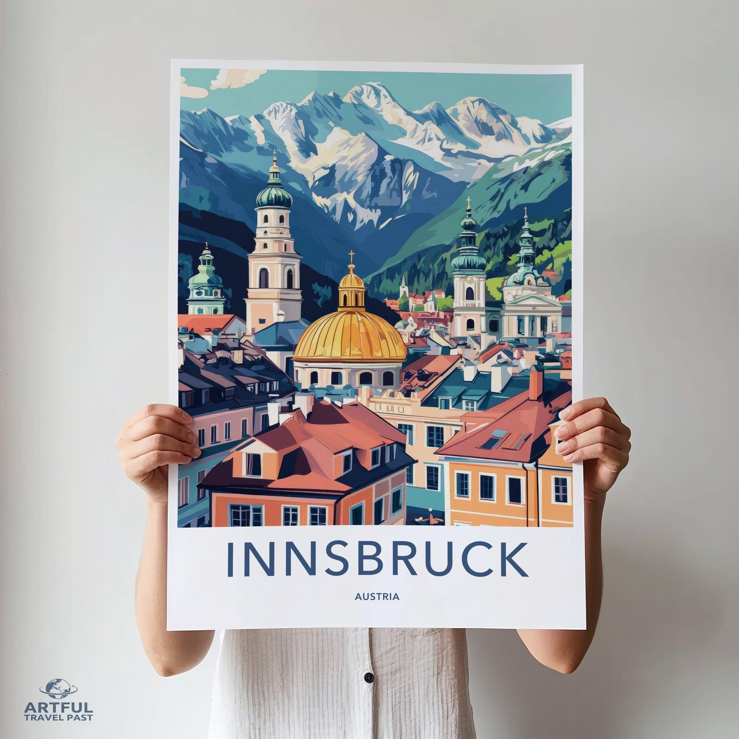 Innsbruck Poster | Austria Wall Art | Europe Decor