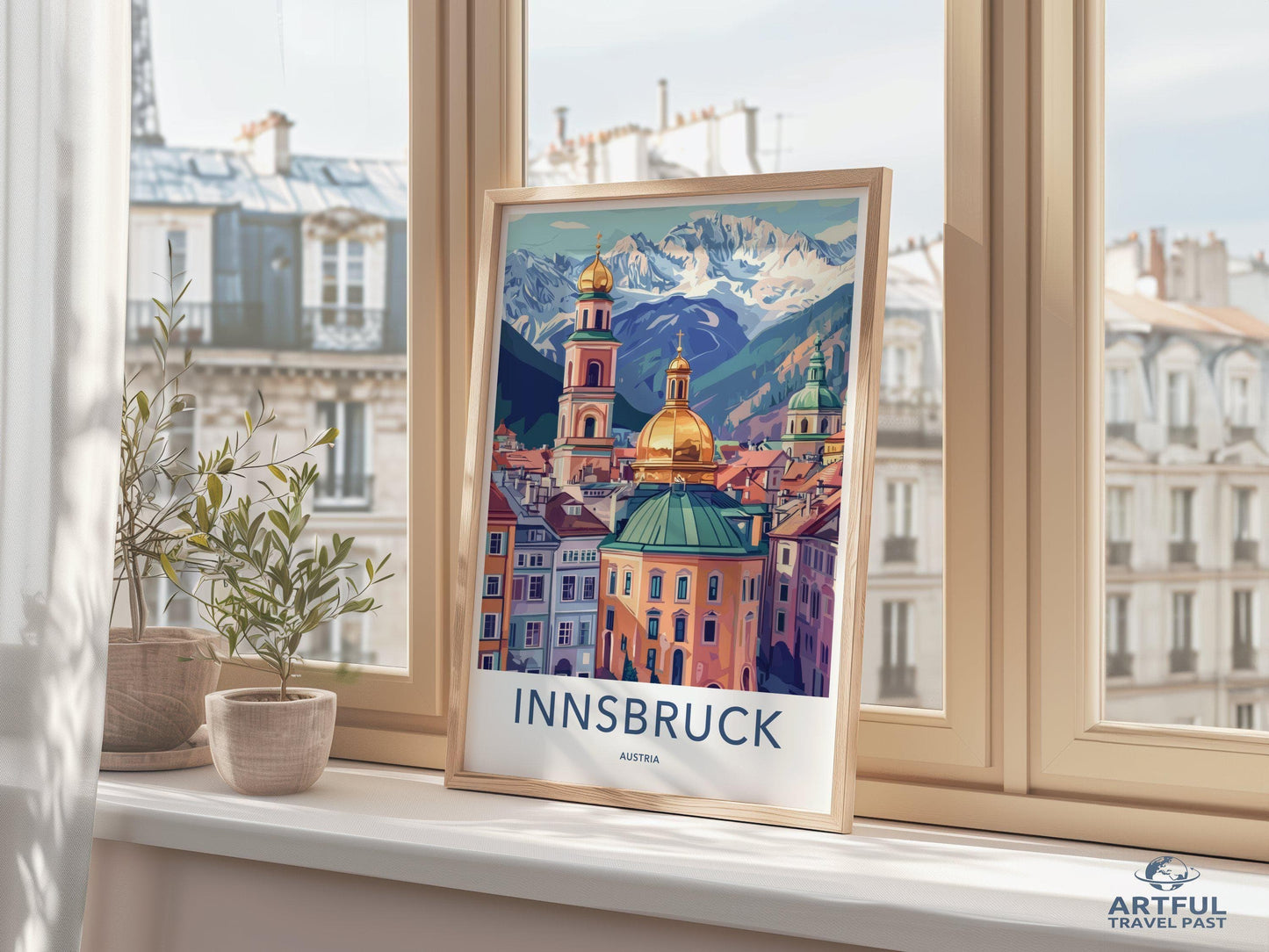 Innsbruck Poster | Austria Wall Art | Europe Decor