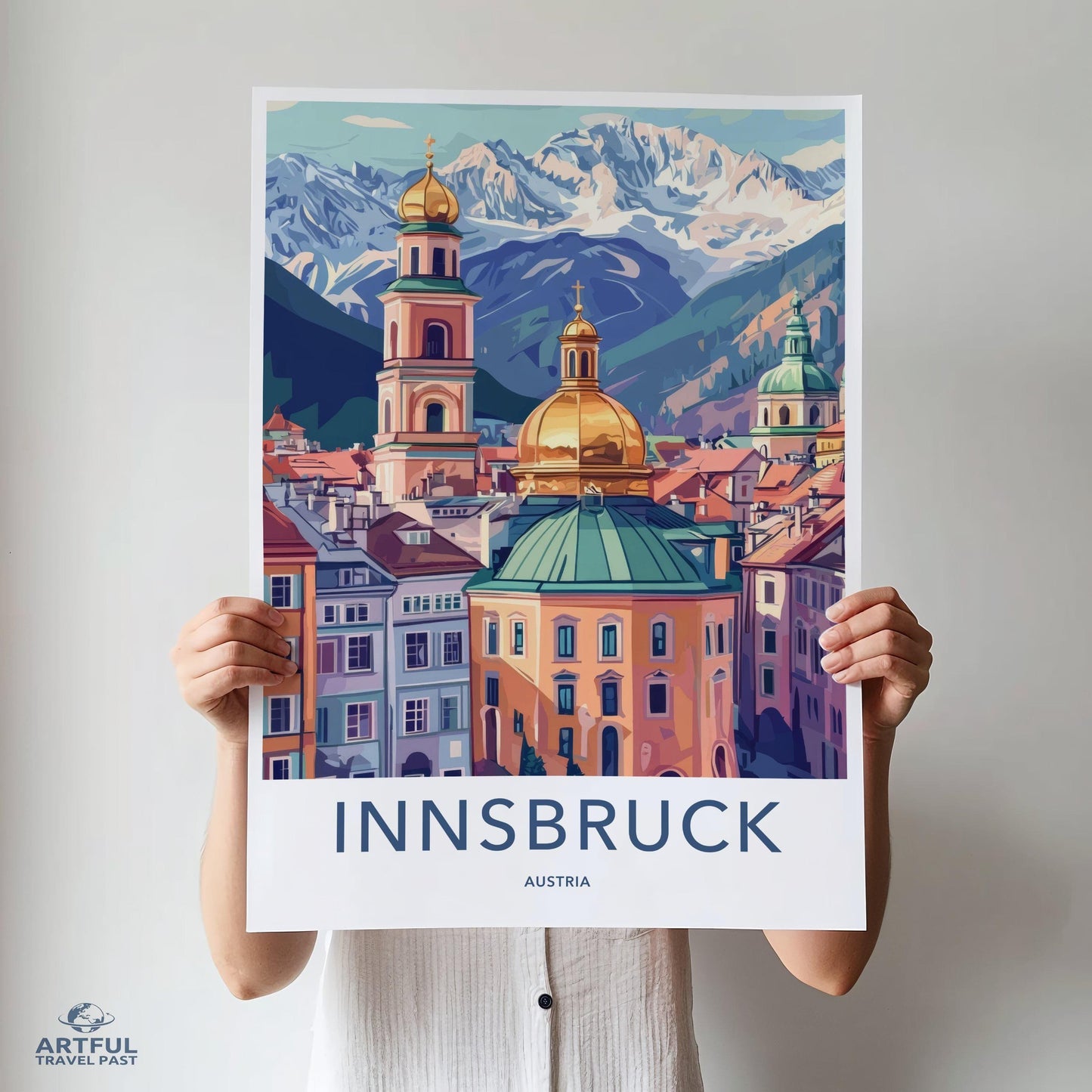 Innsbruck Poster | Austria Wall Art | Europe Decor