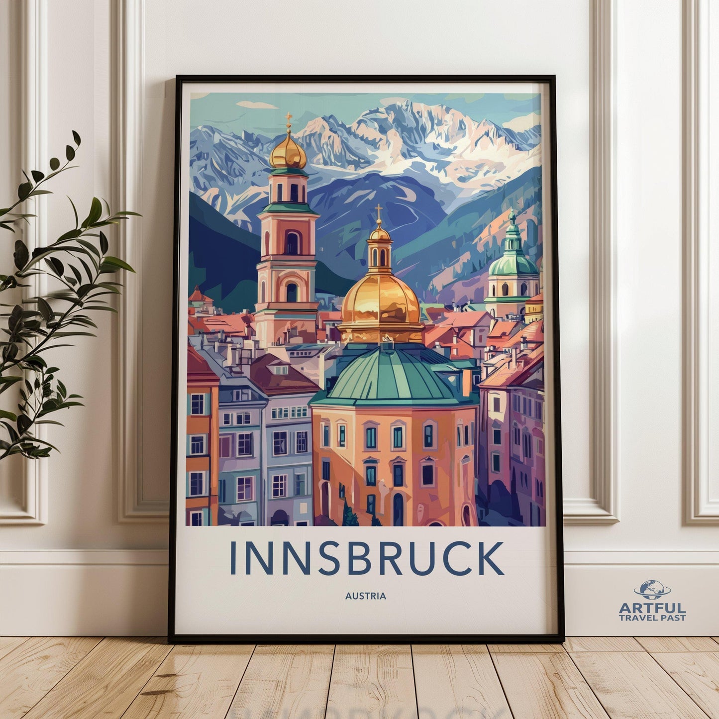 Innsbruck Poster | Austria Wall Art | Europe Decor