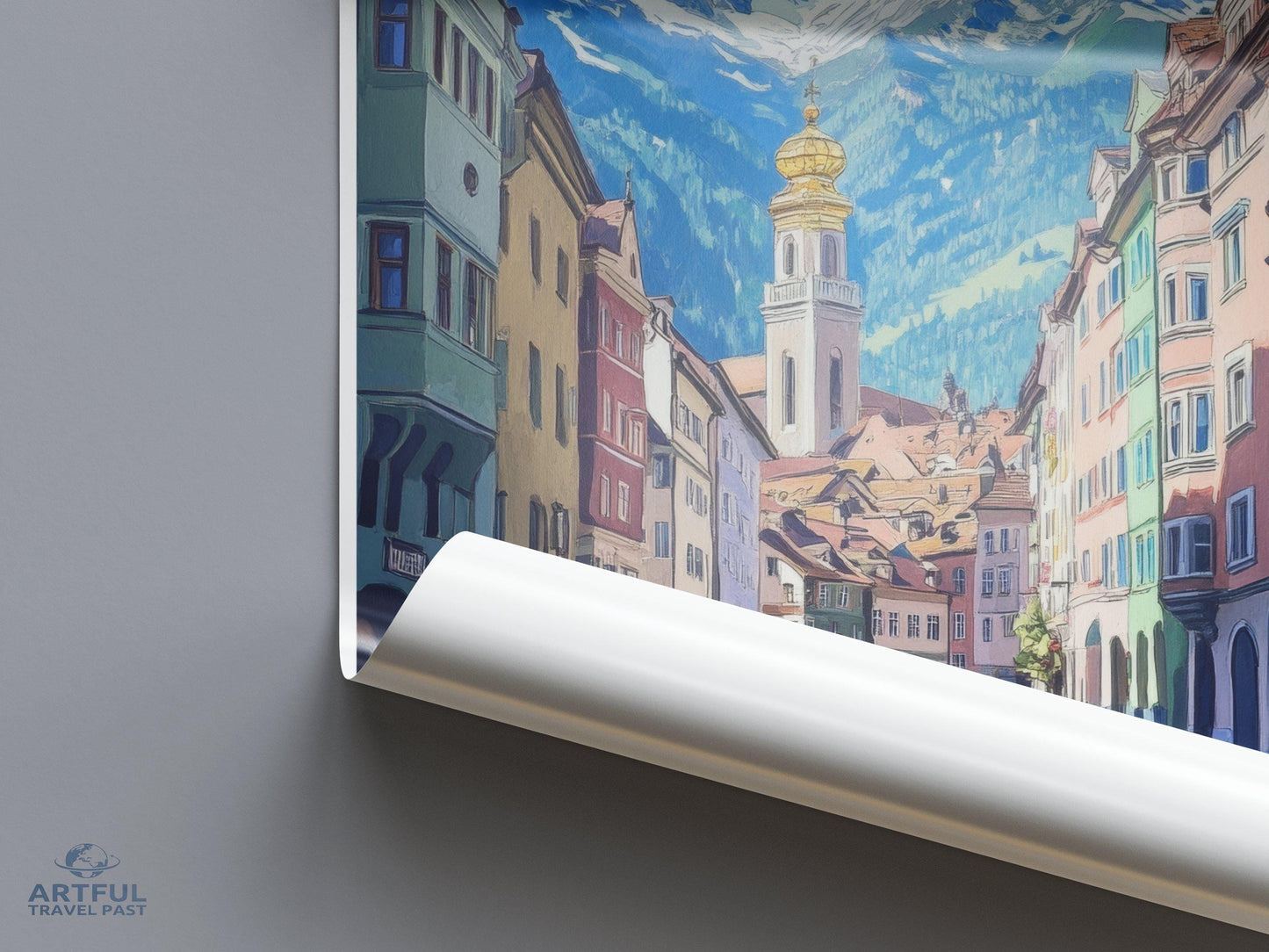 Innsbruck Poster | Austria Wall Art | Europe Decor