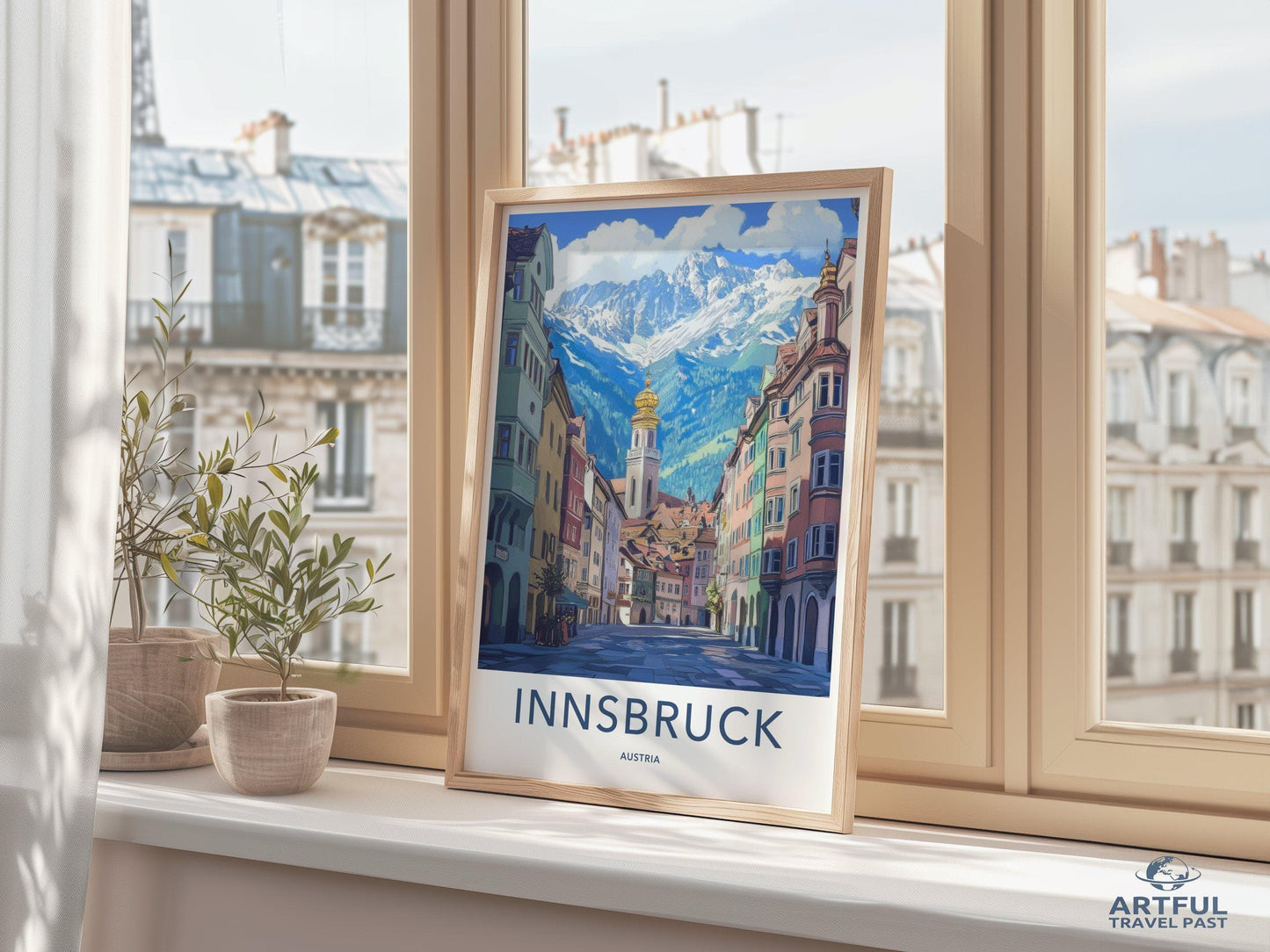 Innsbruck Poster | Austria Wall Art | Europe Decor
