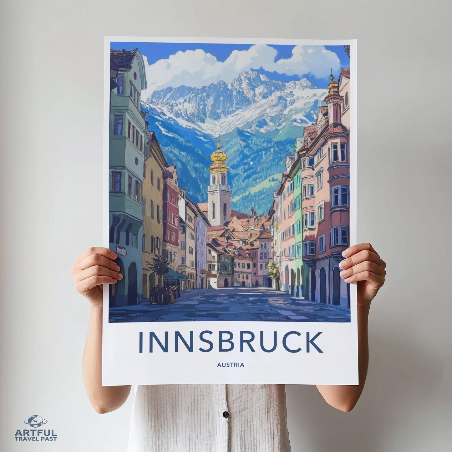 Innsbruck Poster | Austria Wall Art | Europe Decor
