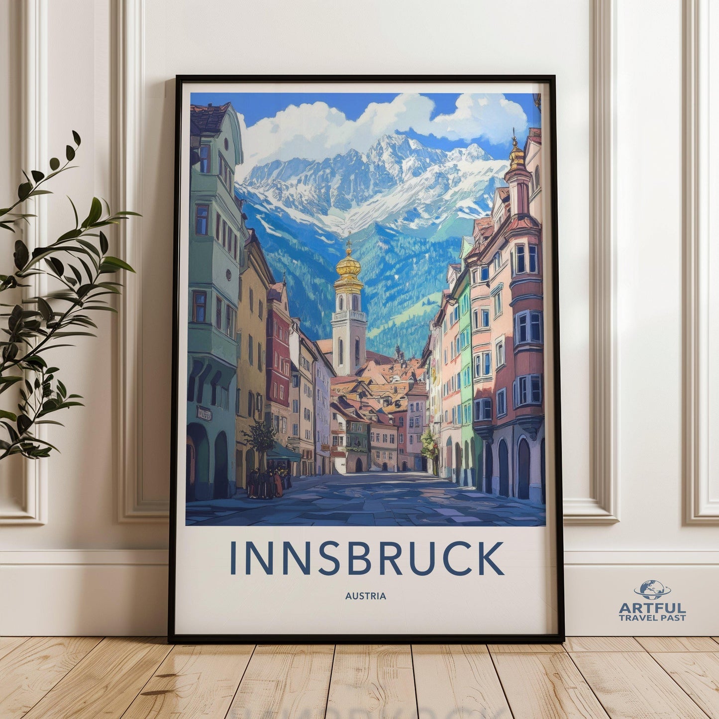 Innsbruck Poster | Austria Wall Art | Europe Decor
