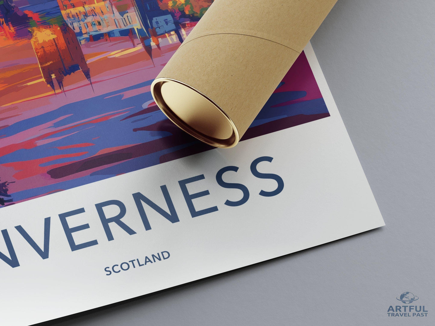 Inverness Poster | Scotland Wall Art | UK Decor
