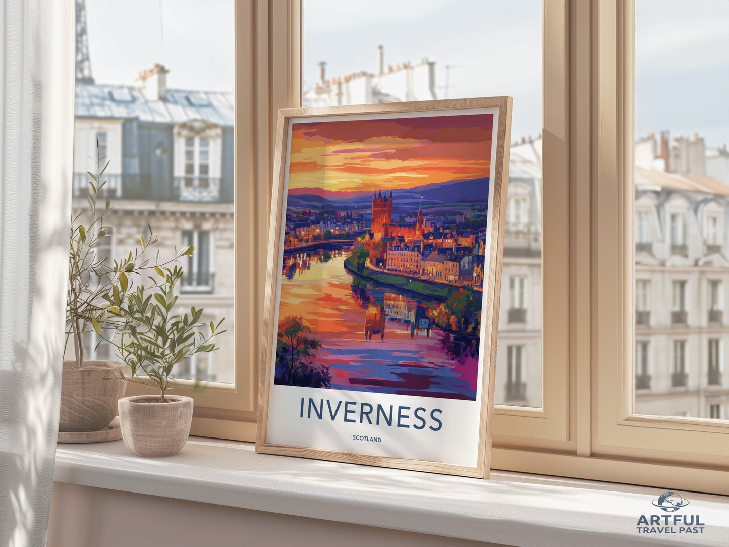 Inverness Poster | Scotland Wall Art | UK Decor