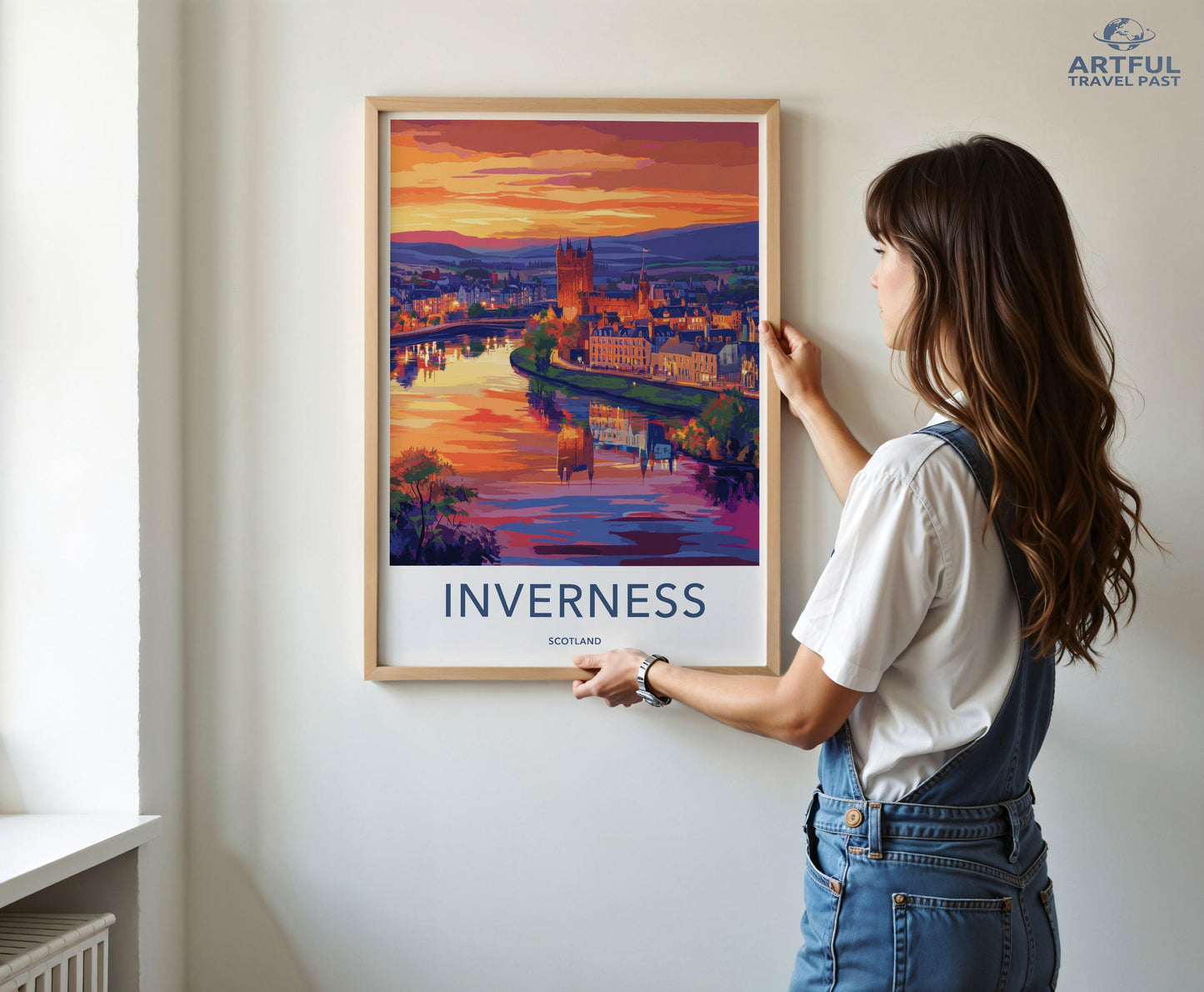 Inverness Poster | Scotland Wall Art | UK Decor