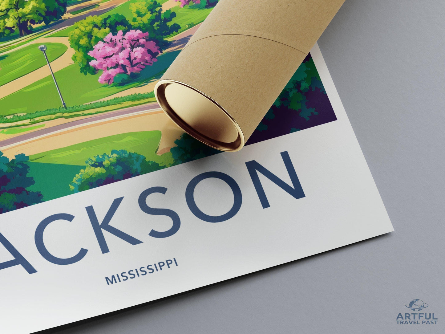 Jackson Poster - Mississippi Wall Art