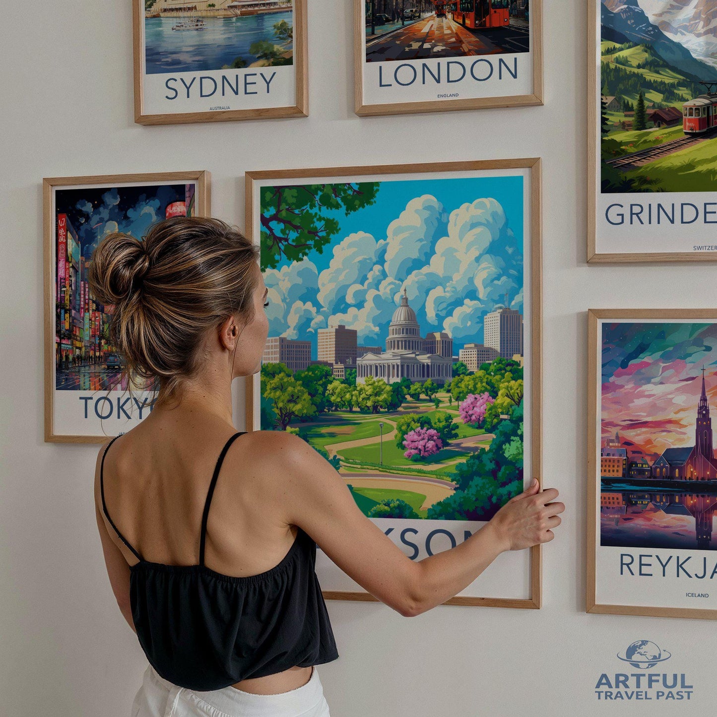 Jackson Poster - Mississippi Wall Art