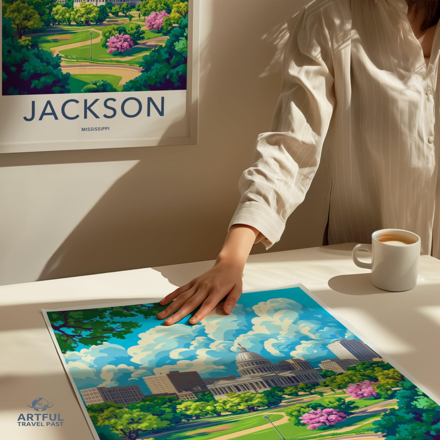 Jackson Poster - Mississippi Wall Art