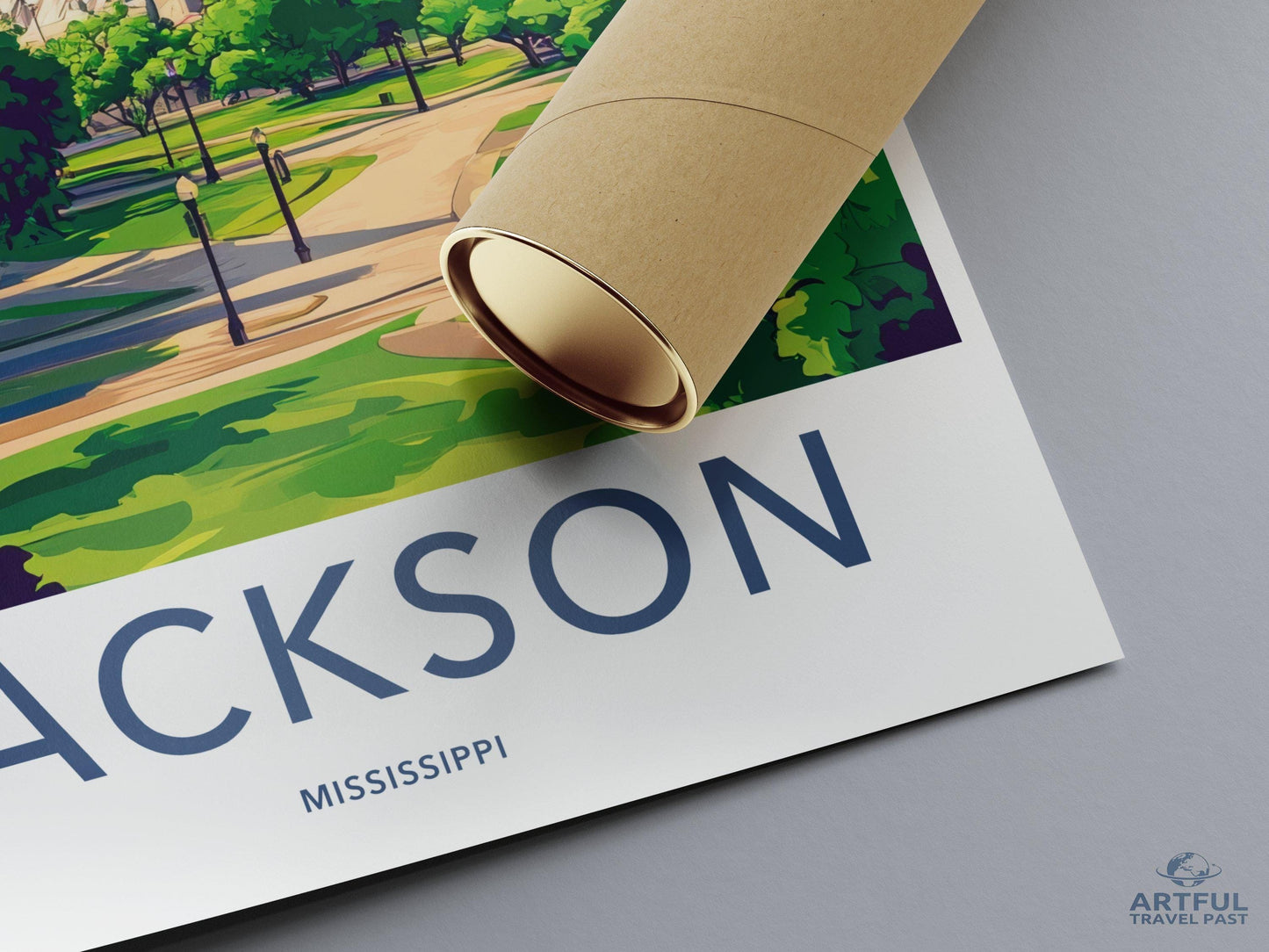 Jackson Poster | Mississippi Wall Art | America Decor