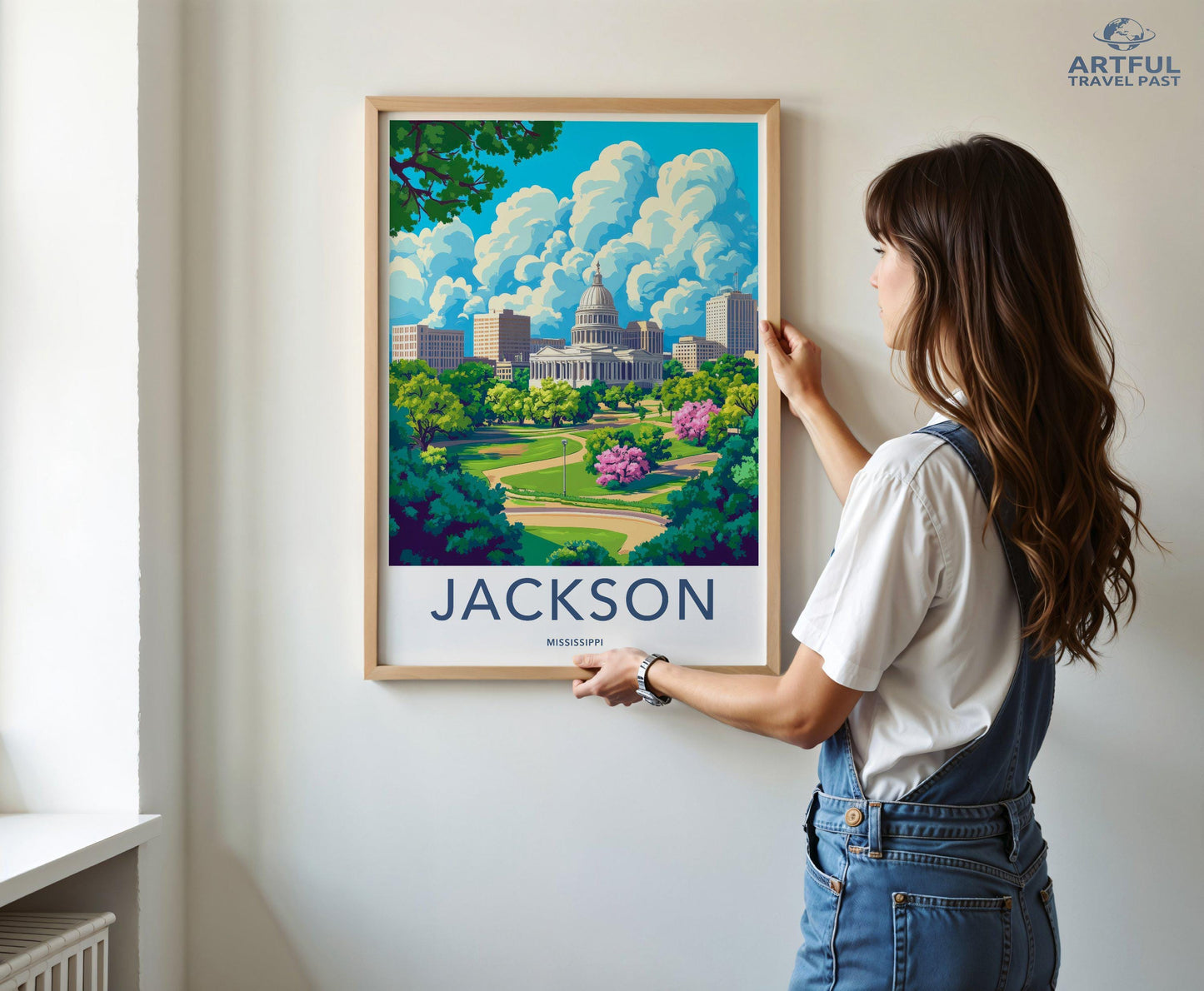 Jackson Poster | Mississippi Wall Art | America Decor