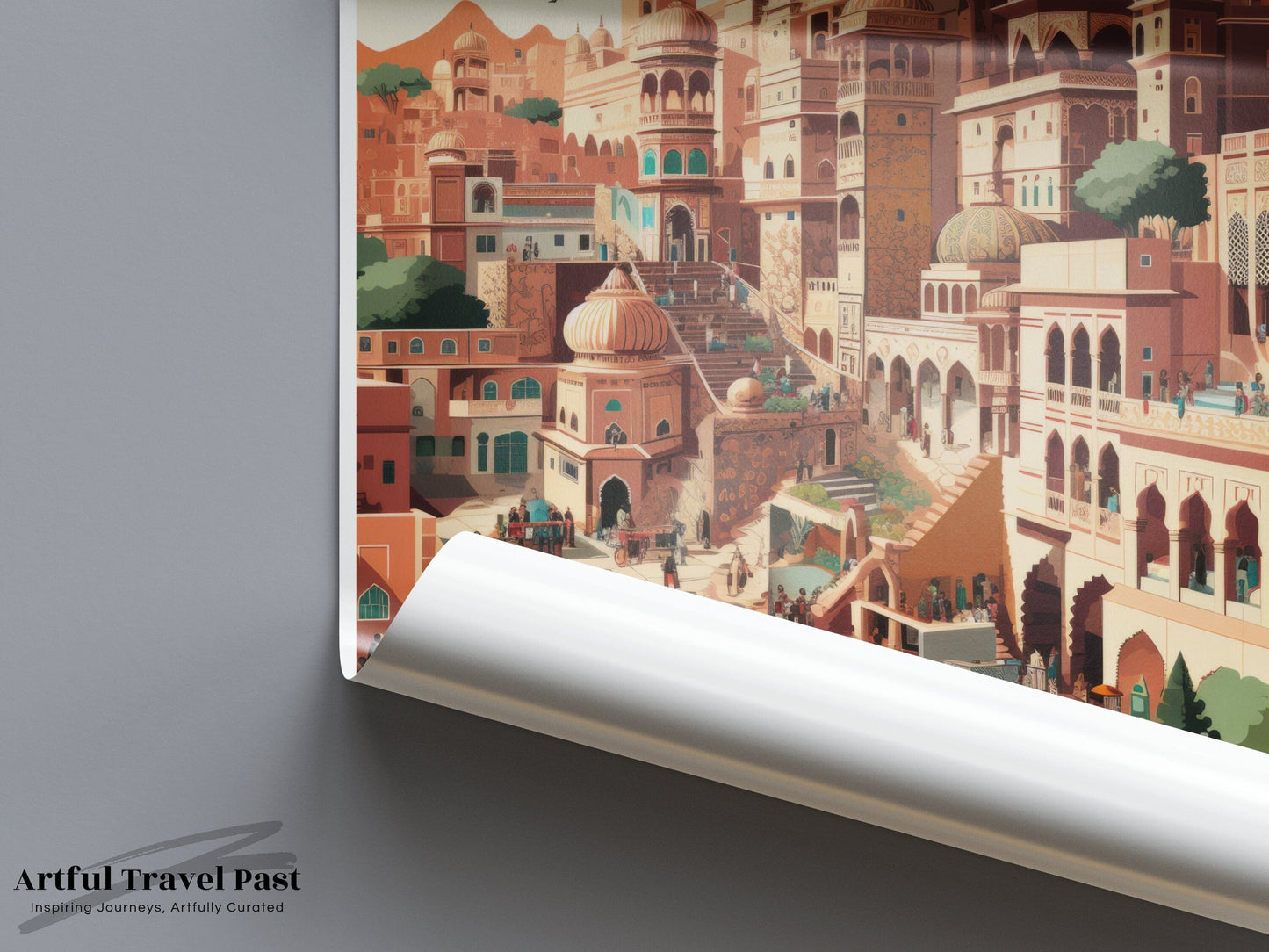 Jaipur Poster | India Wall Art | South Asia Decor