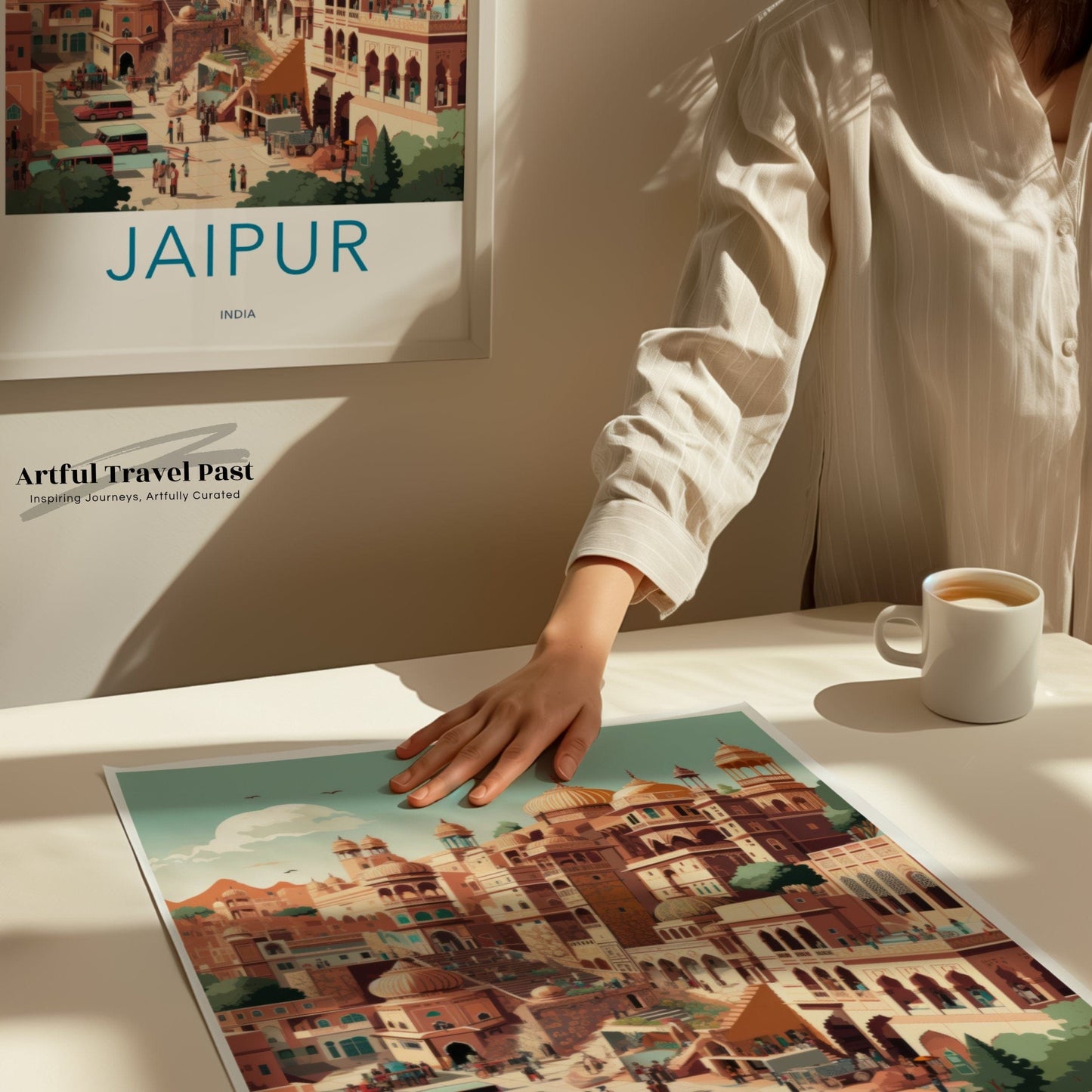 Jaipur Poster | India Wall Art | South Asia Decor