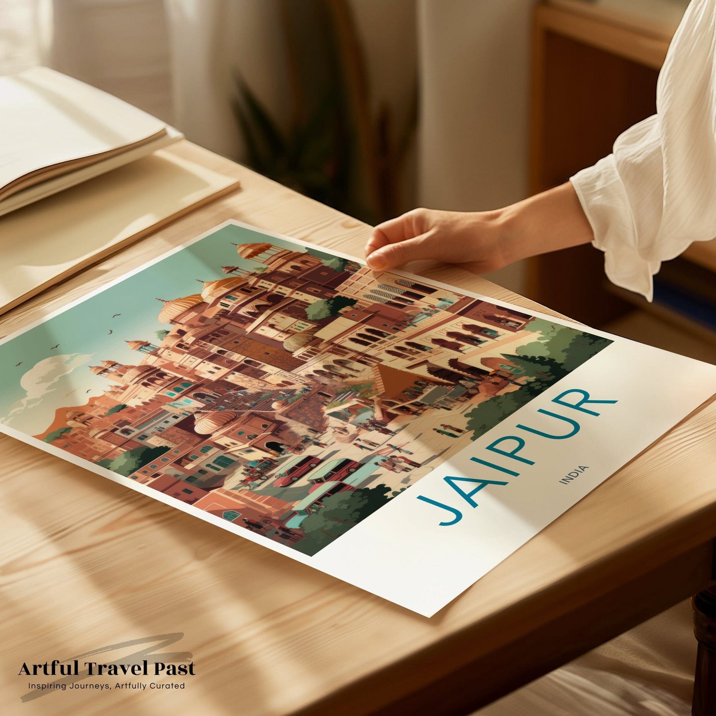 Jaipur Poster | India Wall Art | South Asia Decor