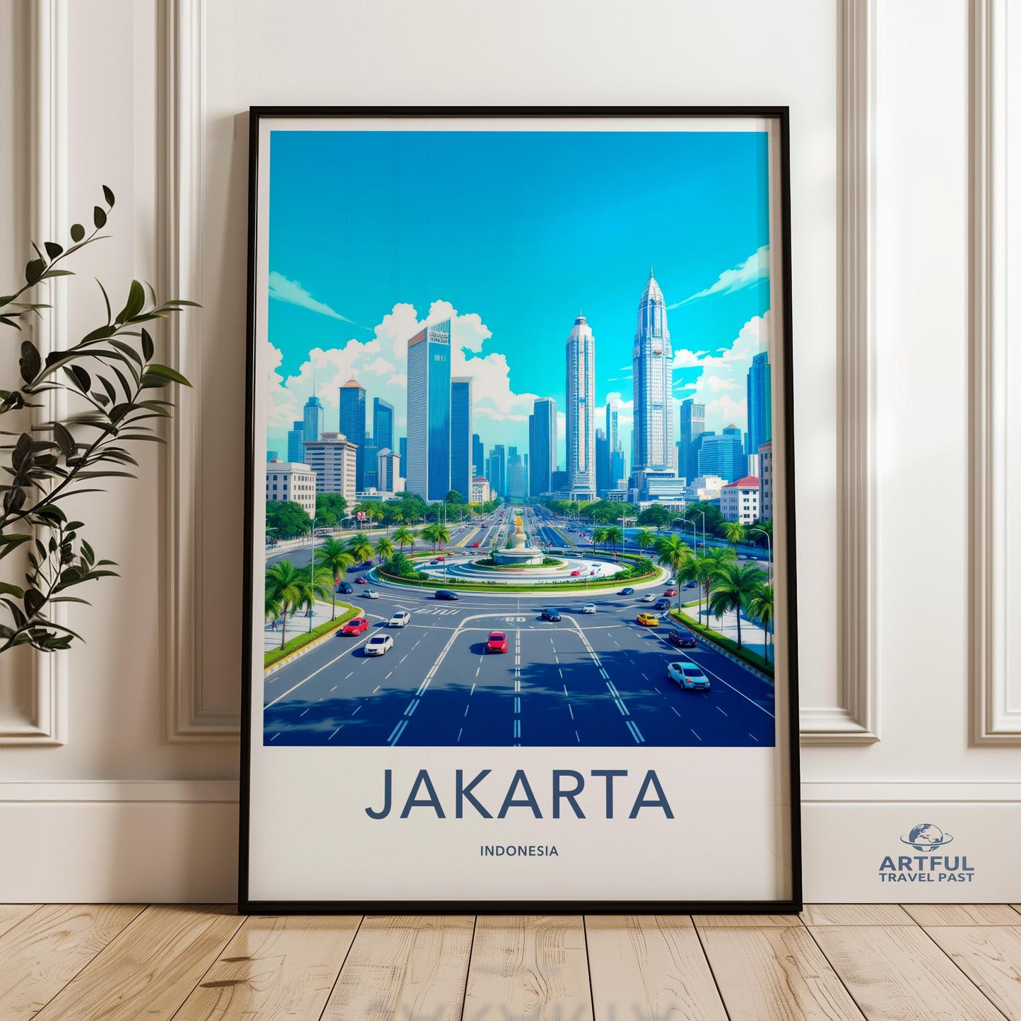Jakarta Poster - Indonesia Wall Art