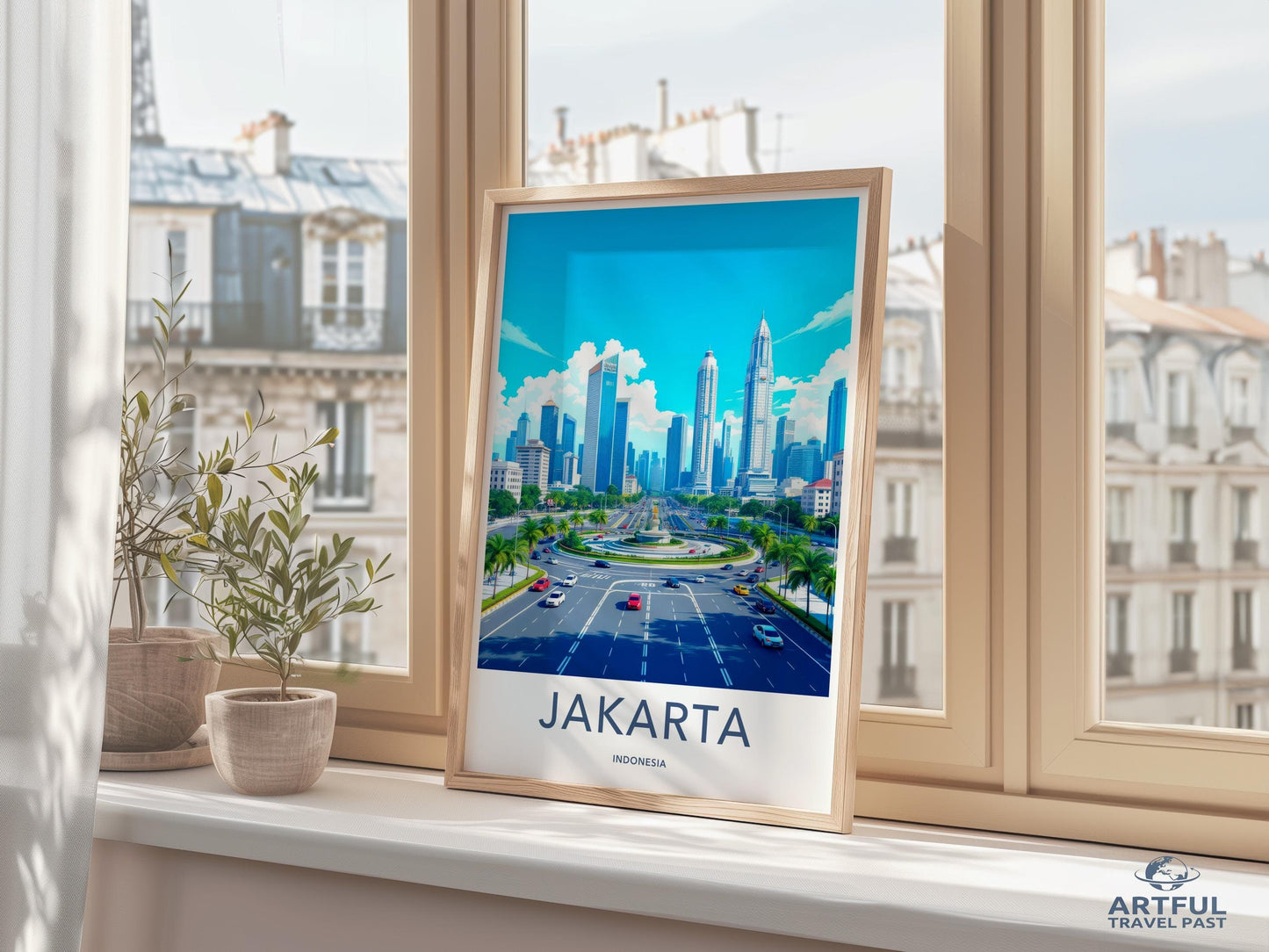 Jakarta Poster - Indonesia Wall Art