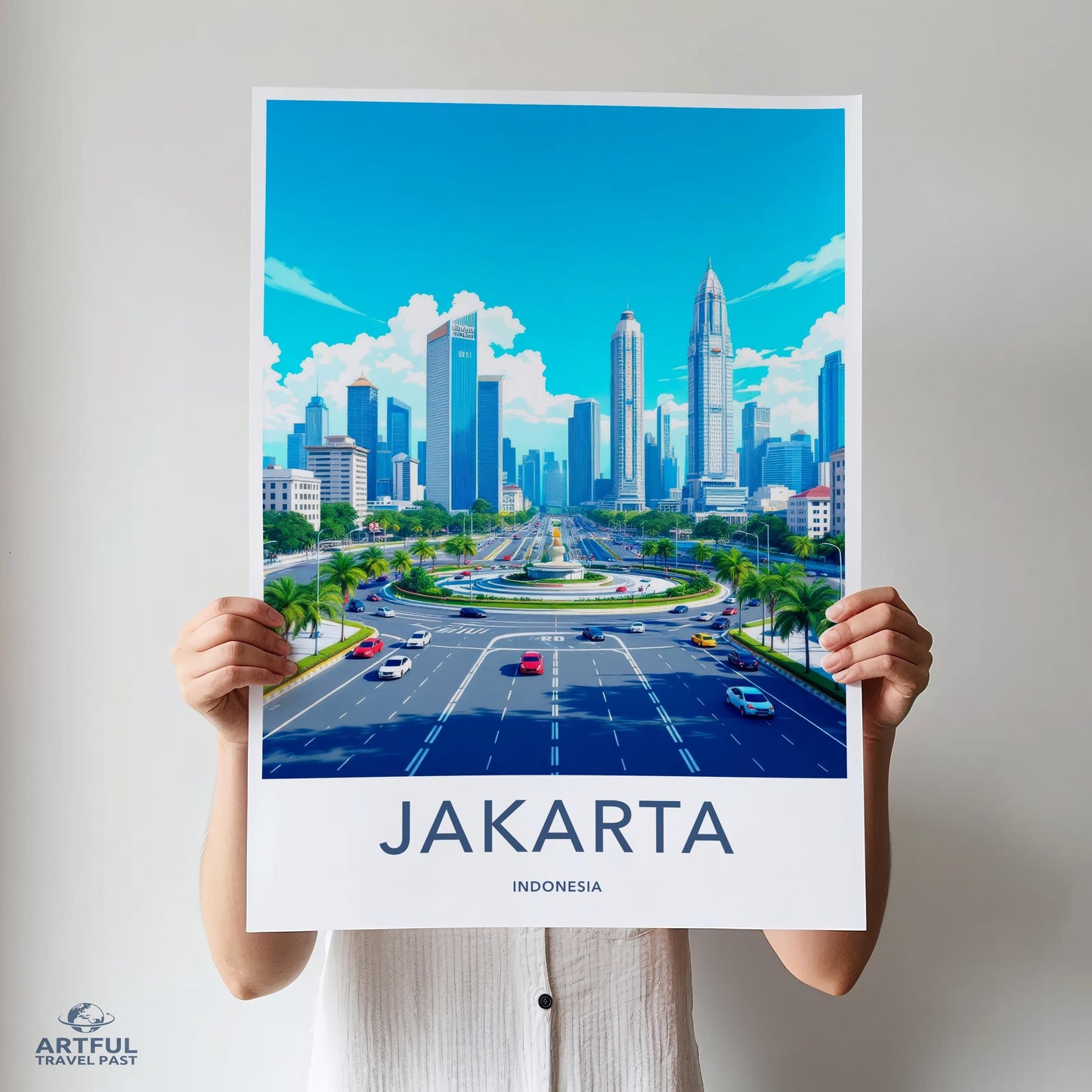 Jakarta Poster - Indonesia Wall Art