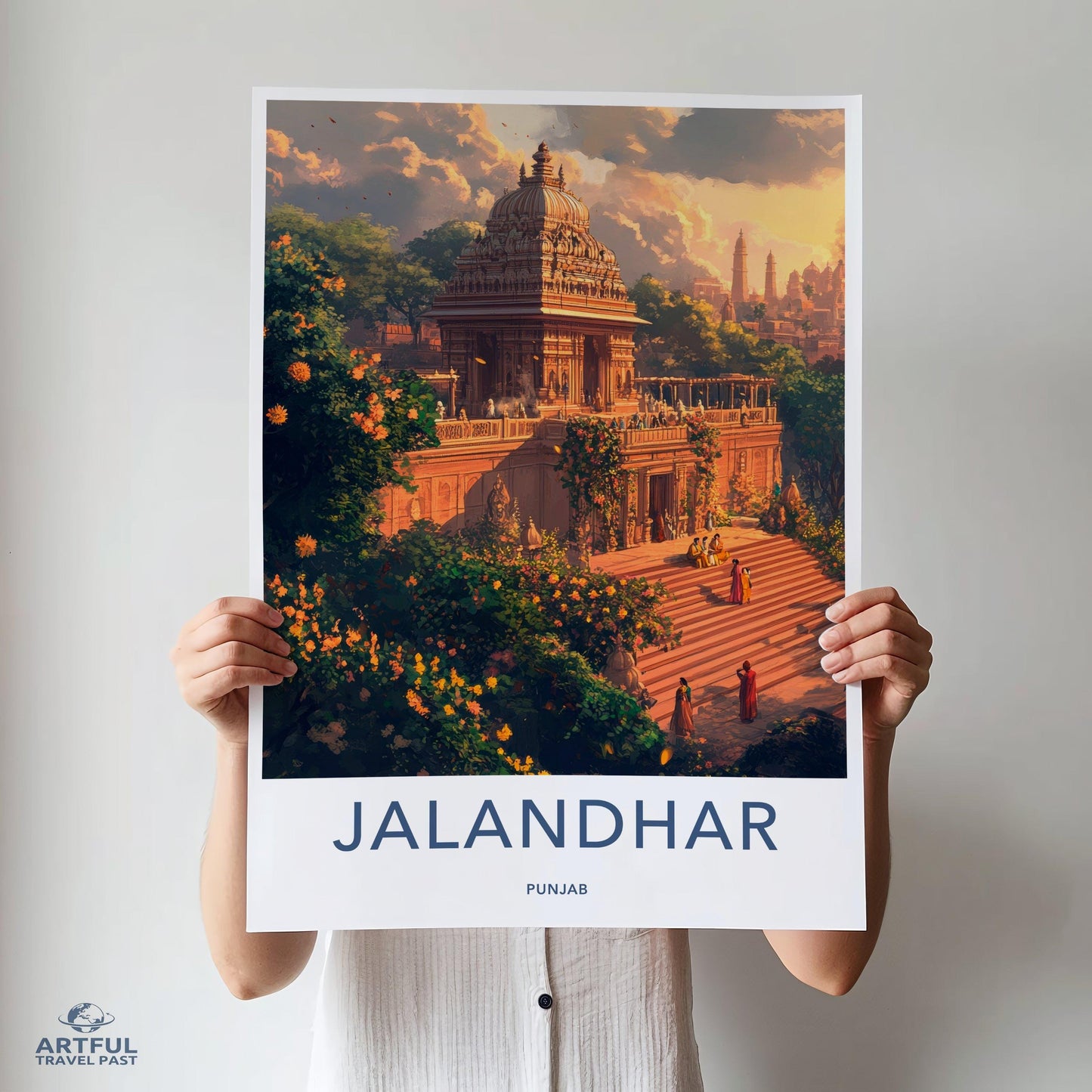 Jalandhar Poster - Punjab Wall Art