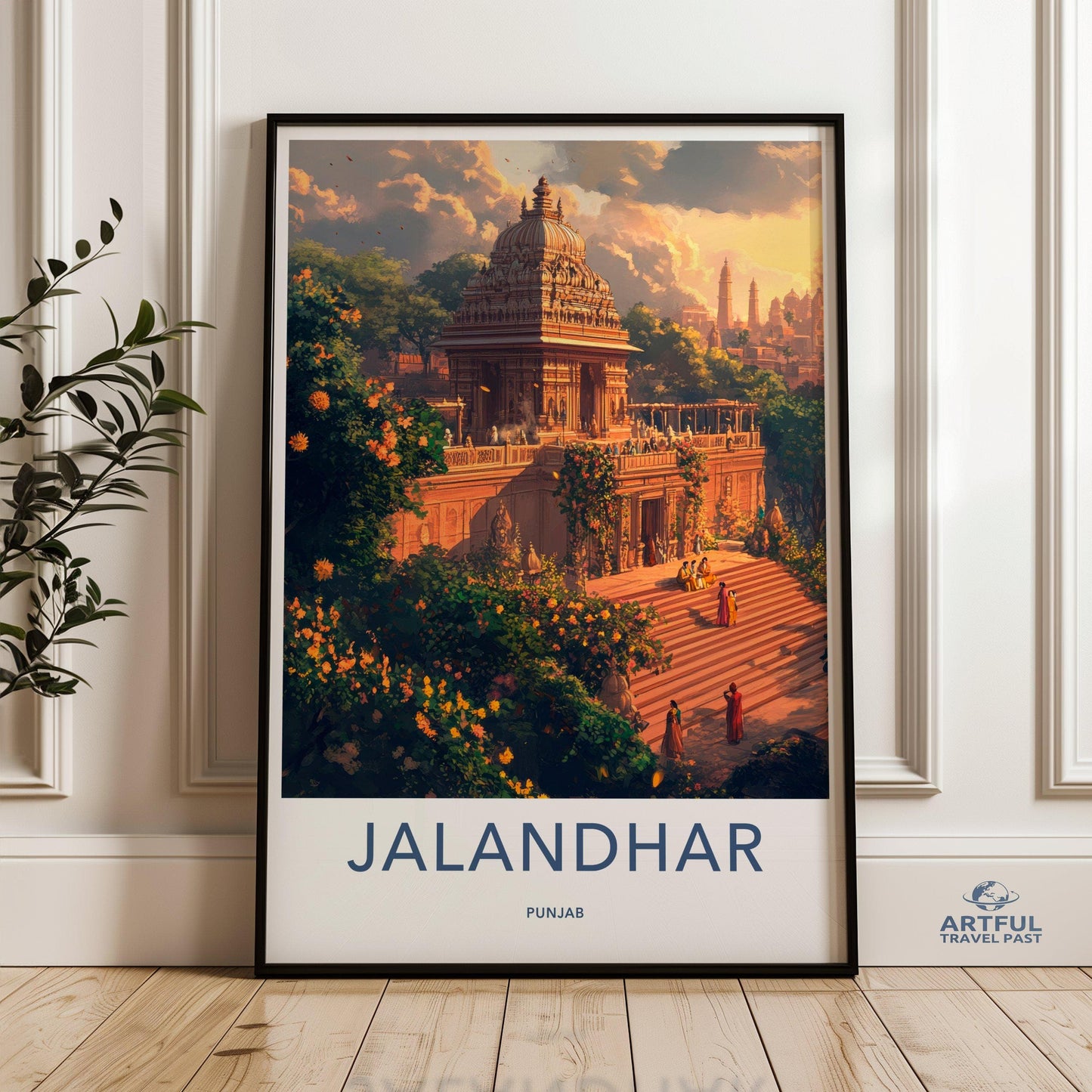 Jalandhar Poster - Punjab Wall Art