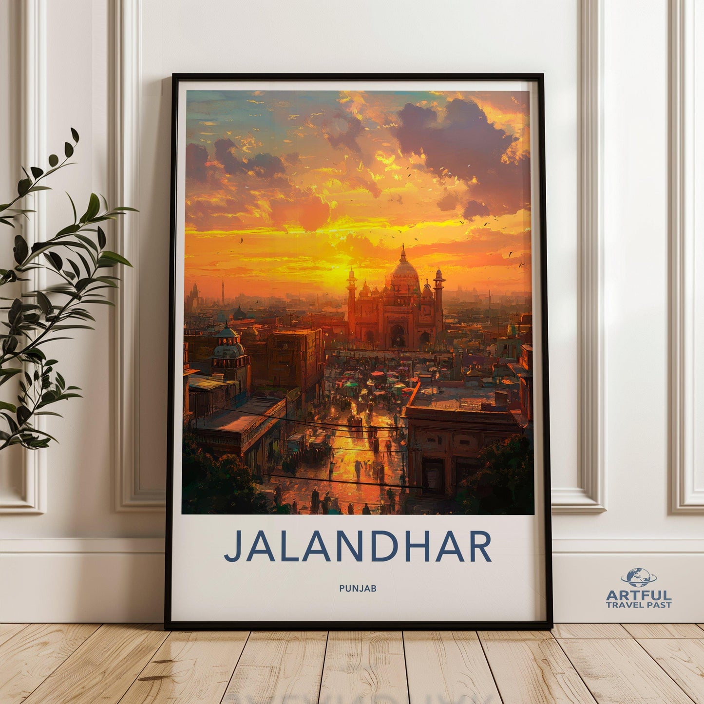 Jalandhar Poster - Punjab Wall Art