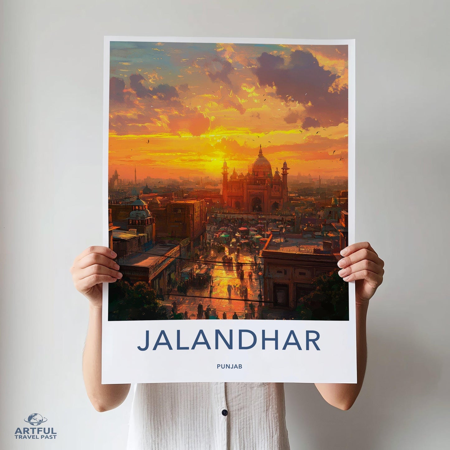 Jalandhar Poster - Punjab Wall Art