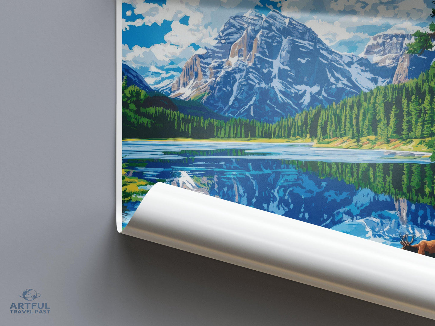 Jasper National Park Poster - Canada Wall Art