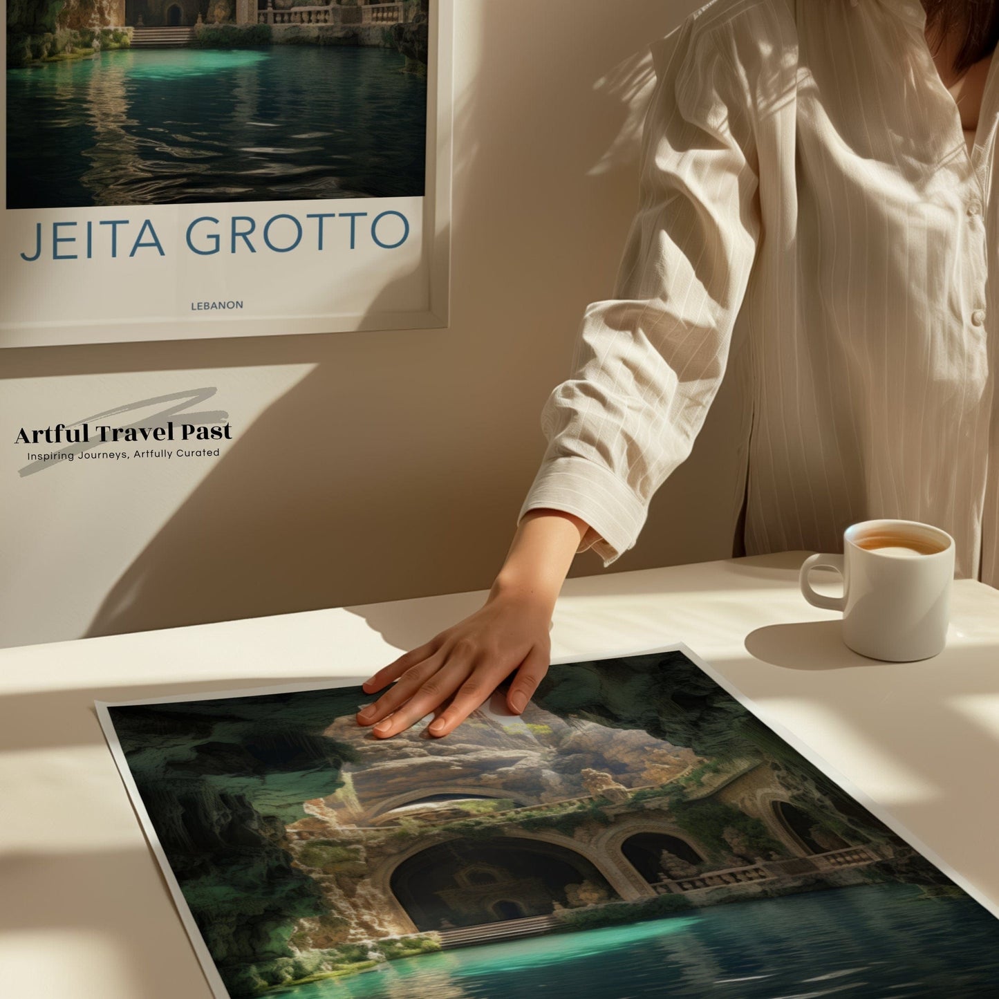 Jeita Grotto Poster - Lebanon Wall Art