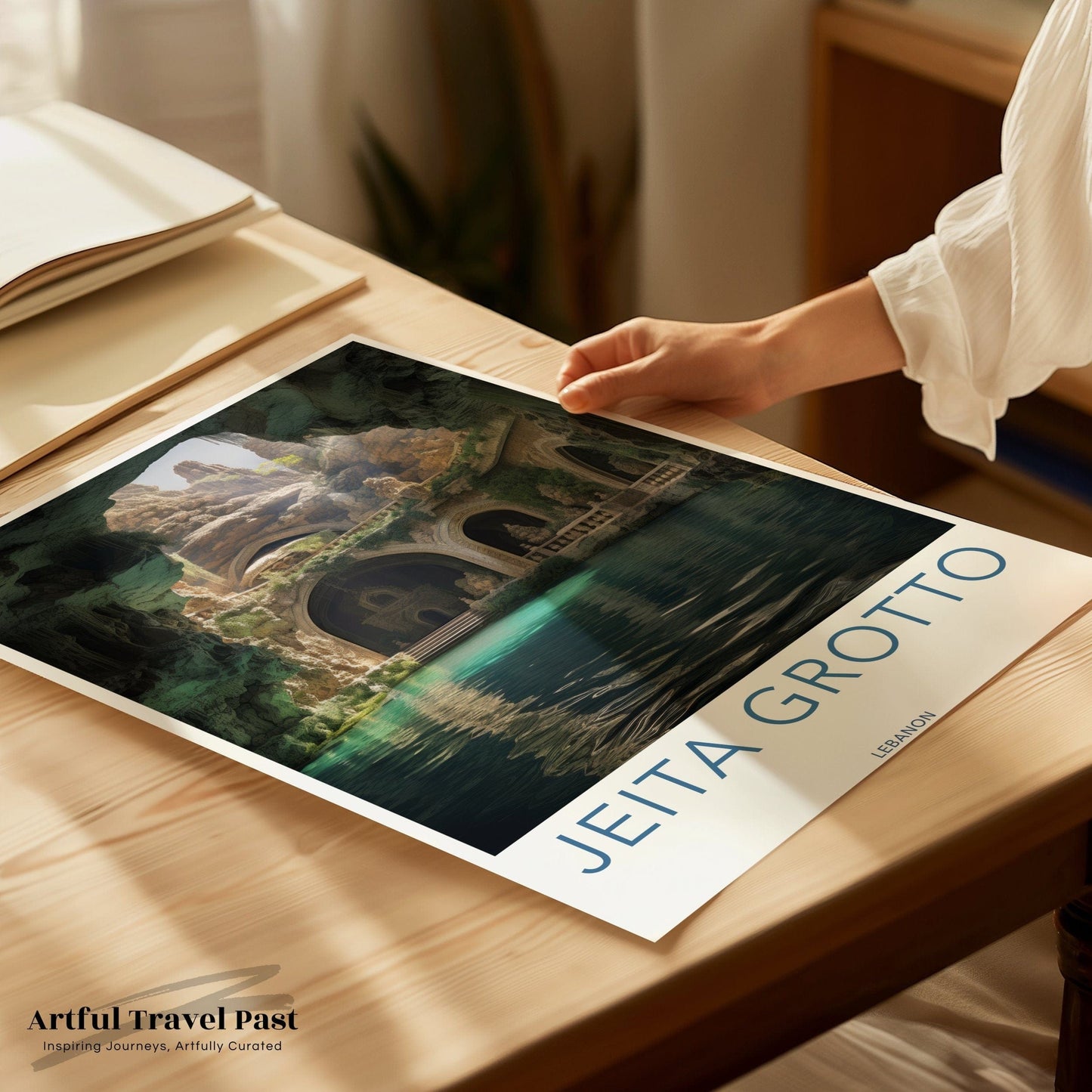 Jeita Grotto Poster - Lebanon Wall Art