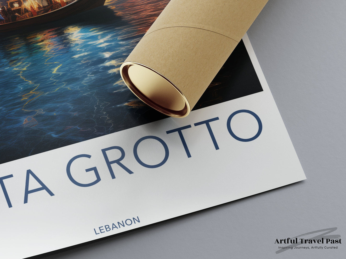 Jeita Grotto Poster - Lebanon Wall Art