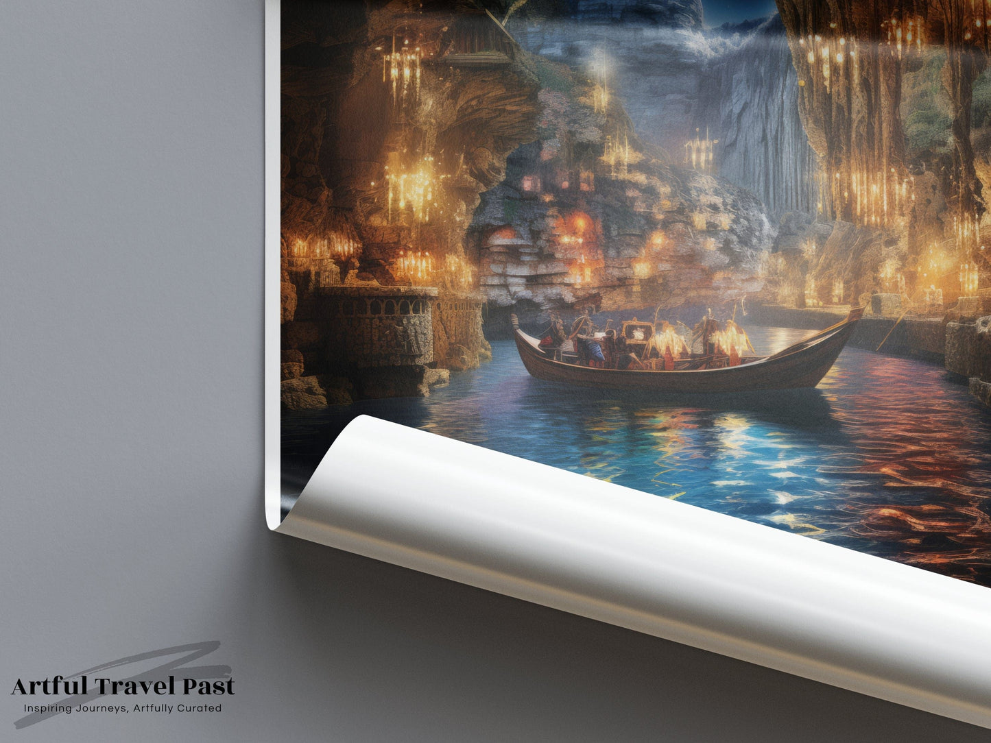 Jeita Grotto Poster - Lebanon Wall Art
