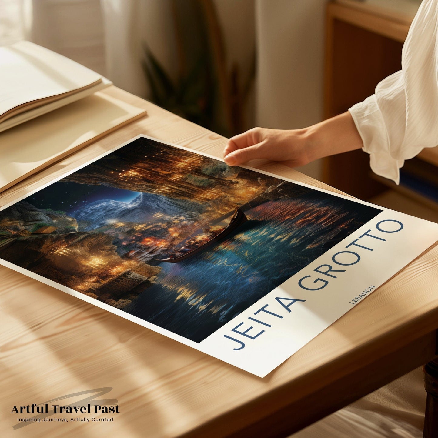 Jeita Grotto Poster - Lebanon Wall Art