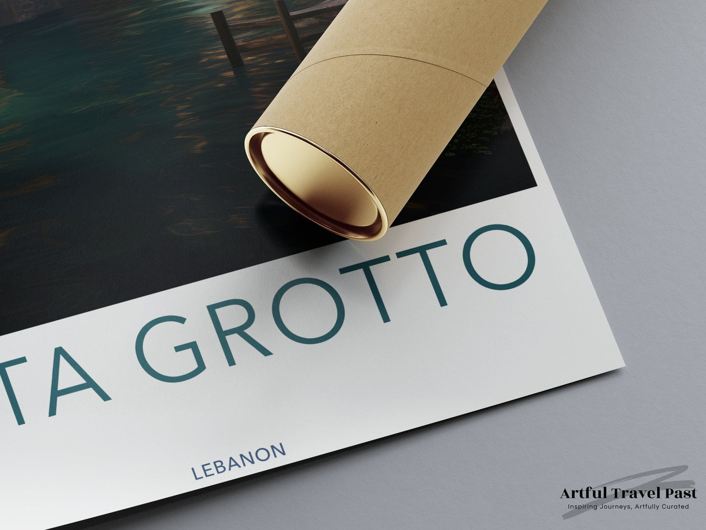 Jeita Grotto Poster | Lebanon Wall Art | Middle East Decor