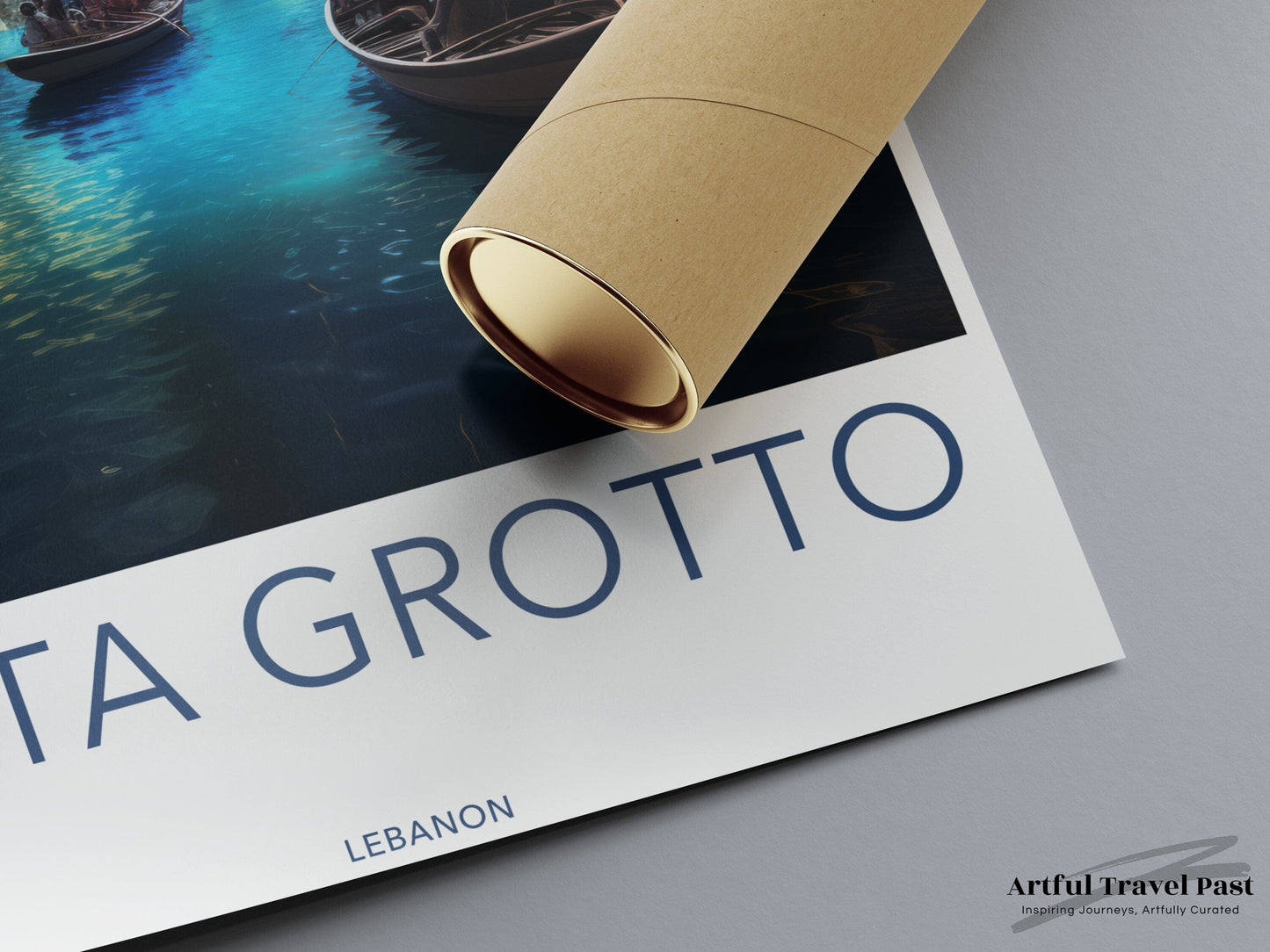 Jeita Grotto Poster | Lebanon Wall Art | Middle East Decor