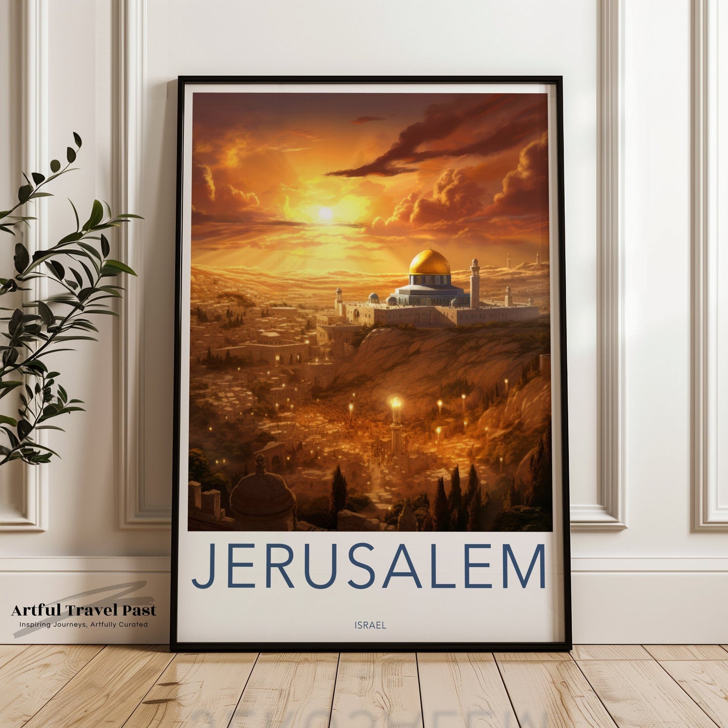 Jerusalem Poster - Israel Wall Art
