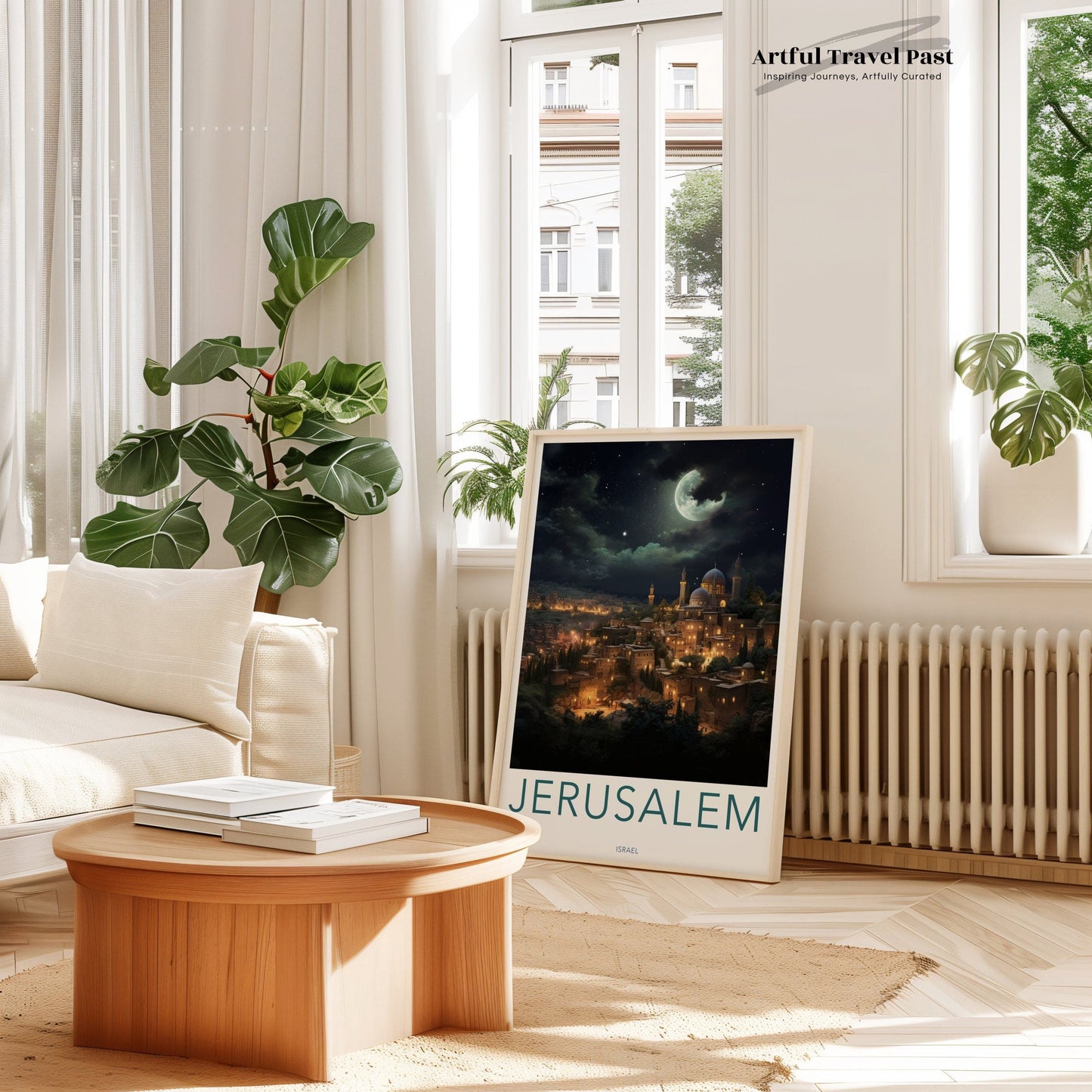 Jerusalem Poster | Israel Wall Art | Middle East Decor