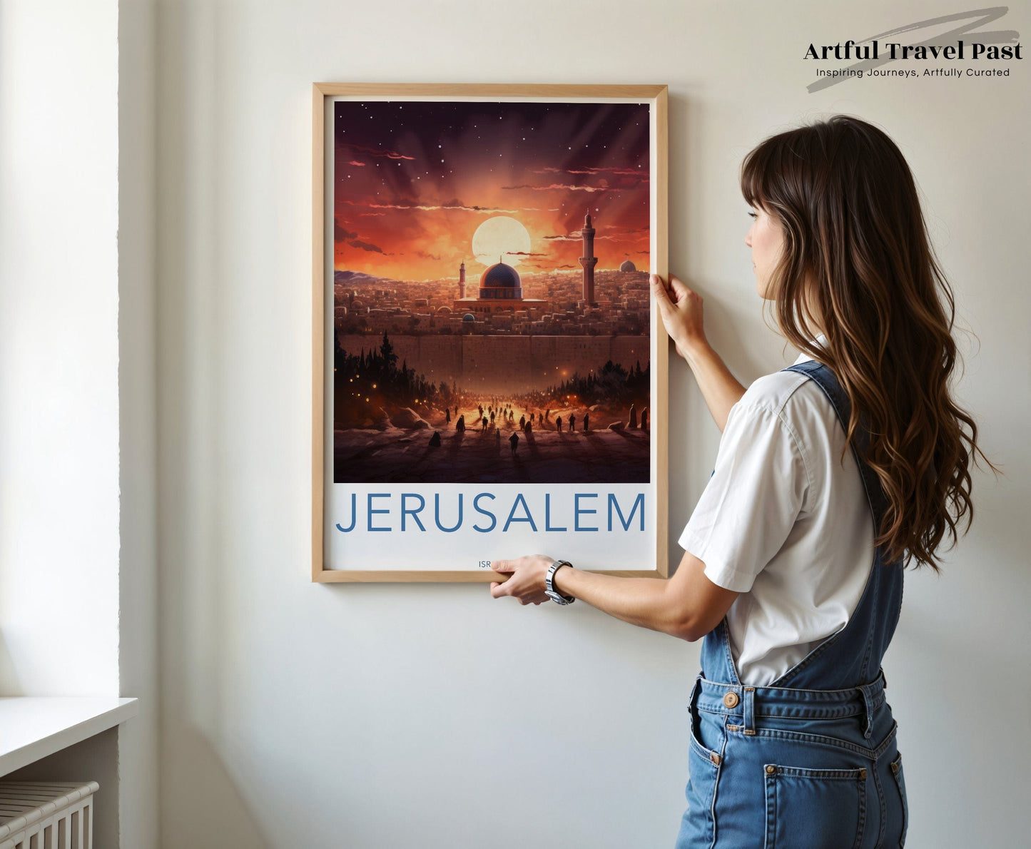 Jerusalem Poster | Israel Wall Art | Middle East Decor