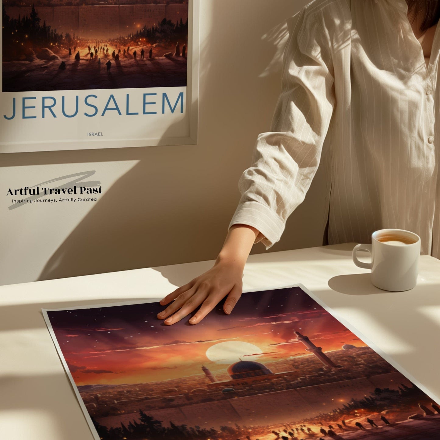 Jerusalem Poster | Israel Wall Art | Middle East Decor