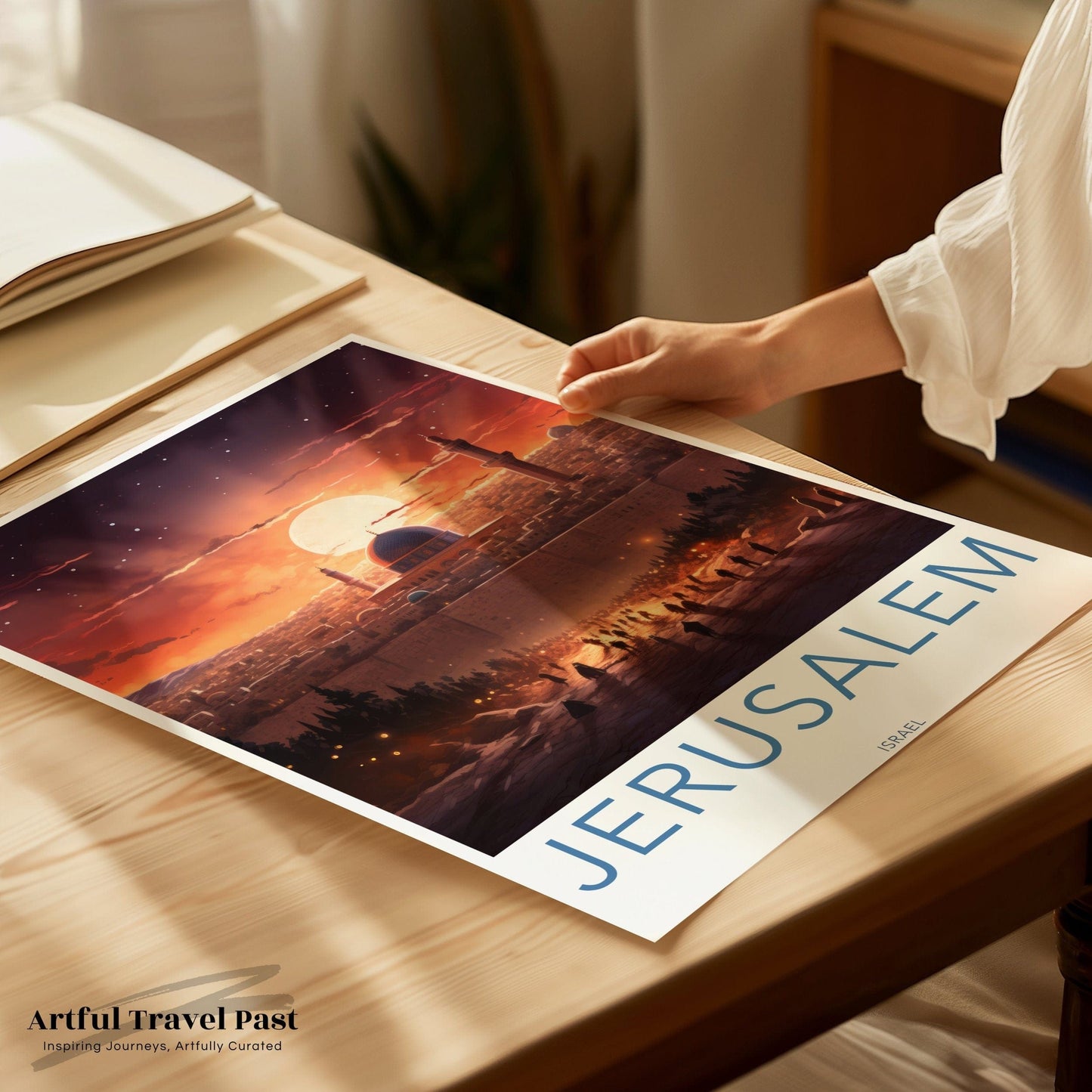 Jerusalem Poster | Israel Wall Art | Middle East Decor