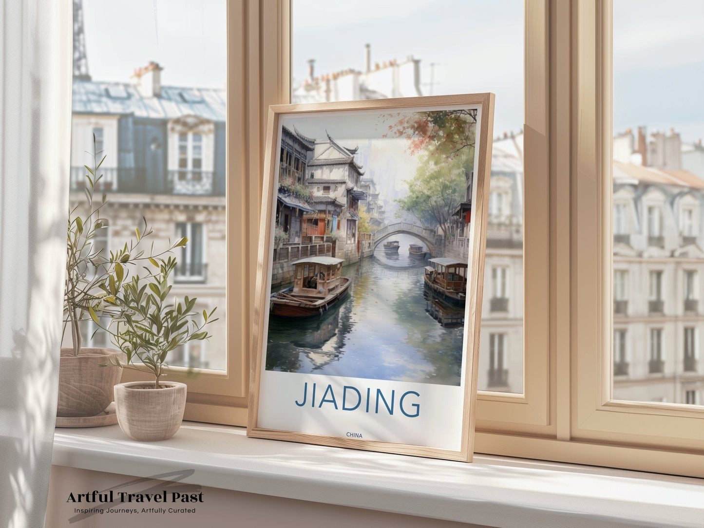 Jiading Canal Poster - China Wall Art