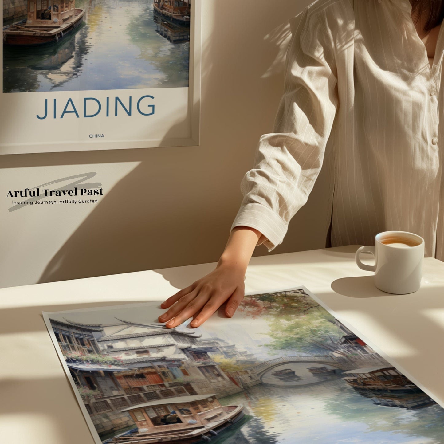 Jiading Canal Poster - China Wall Art