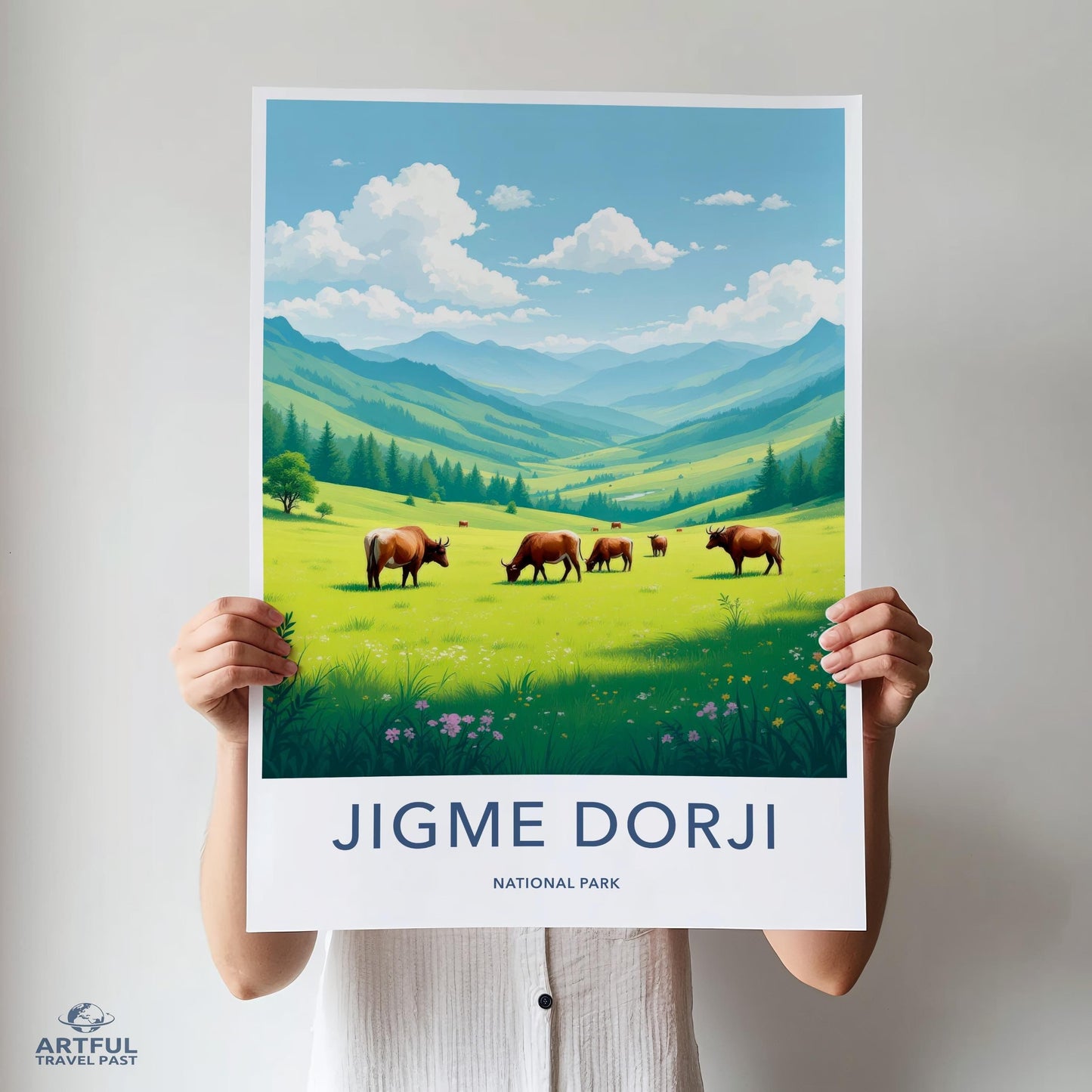 Jigme Dorji Poster - Bhutan Wall Art