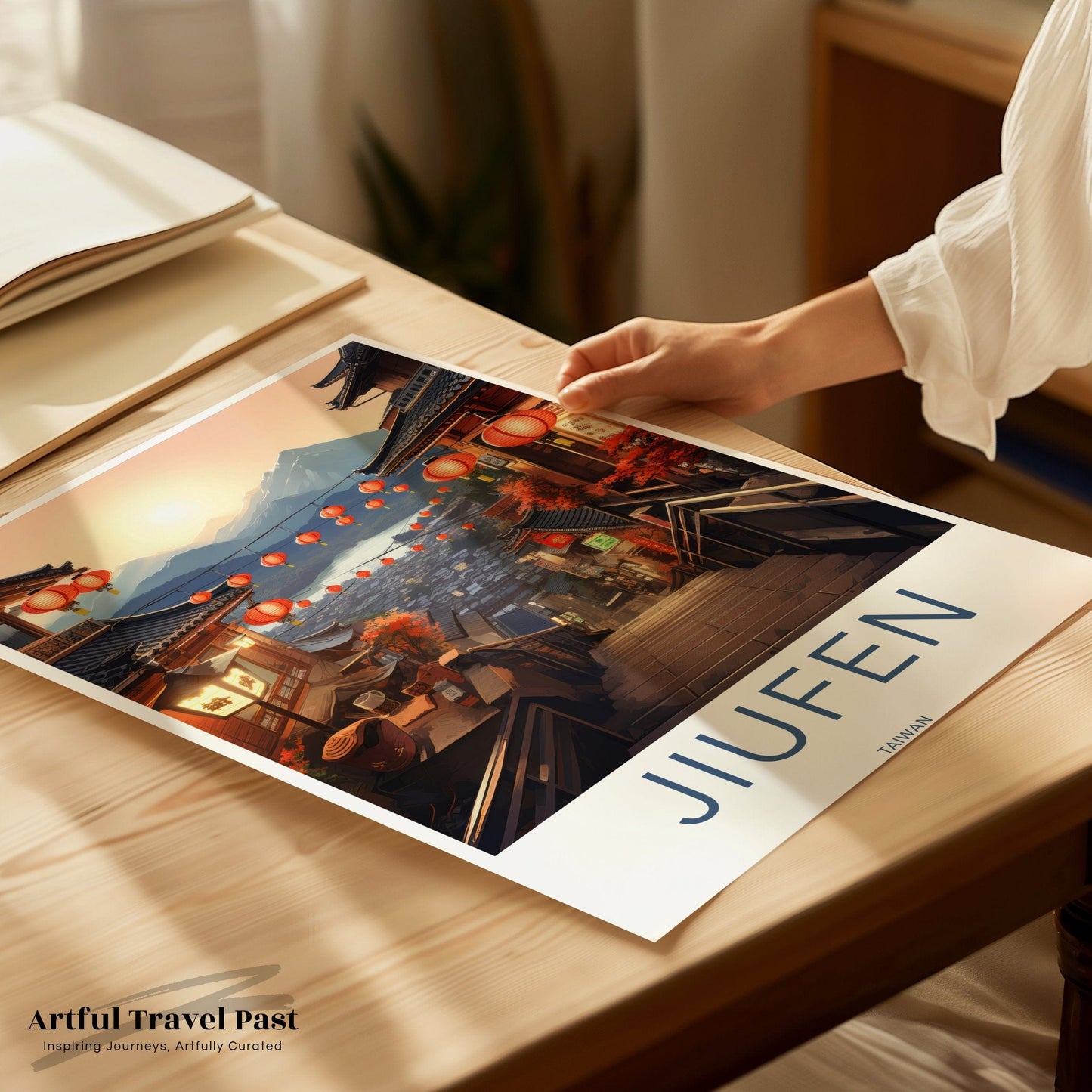 Jiufen Poster | Taiwan Wall Art | Asia Decor