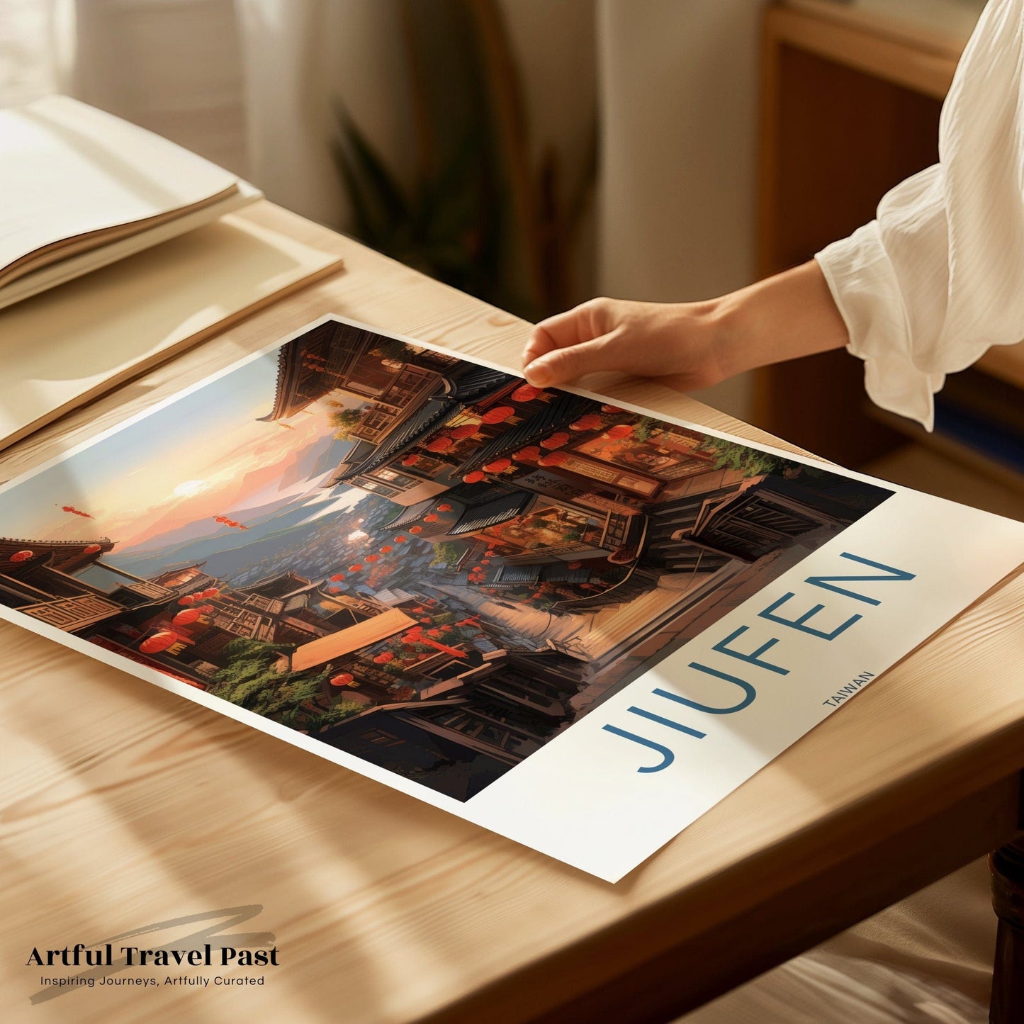 Jiufen Poster | Taiwan Wall Art | Asia Decor