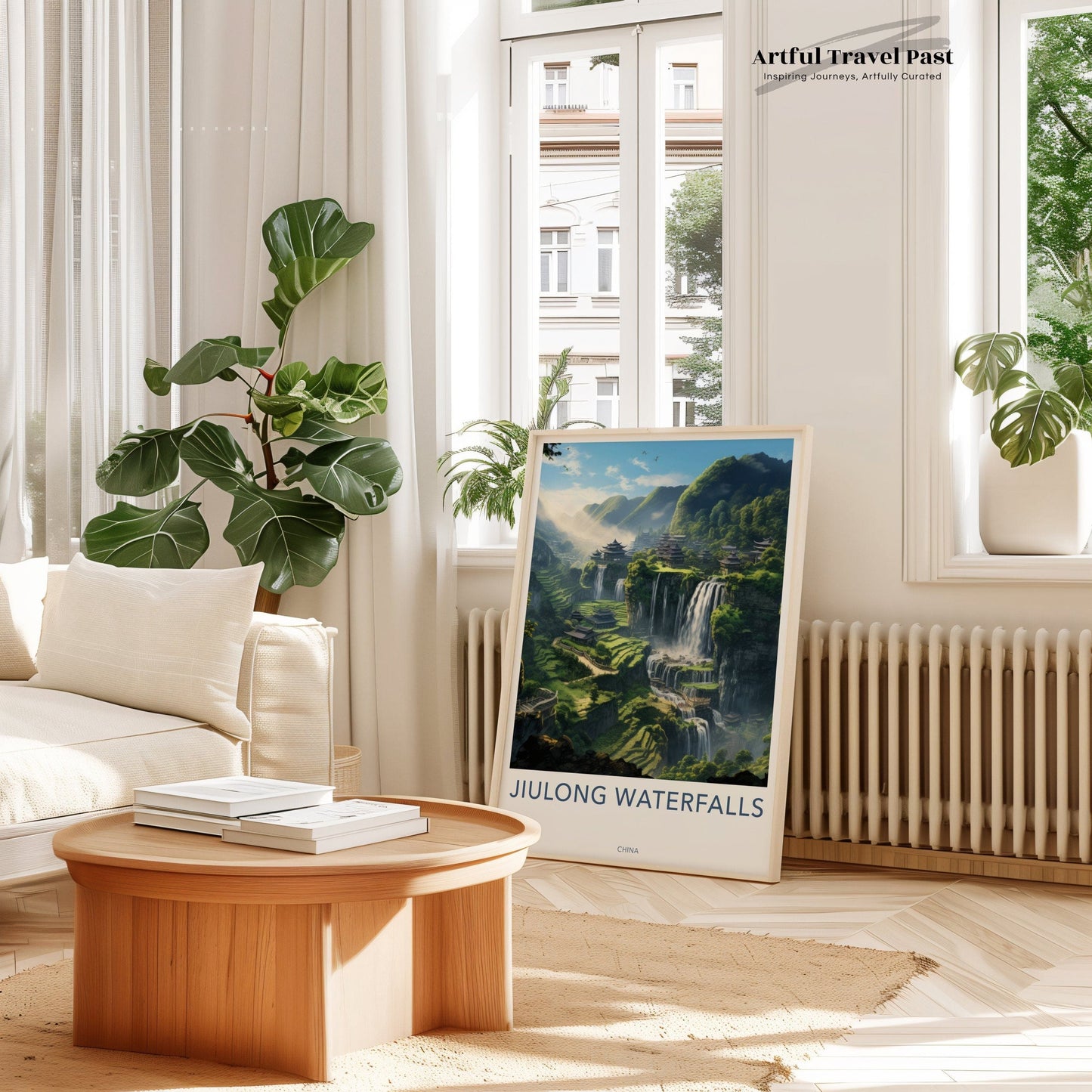 Jiulong Waterfalls Poster - China