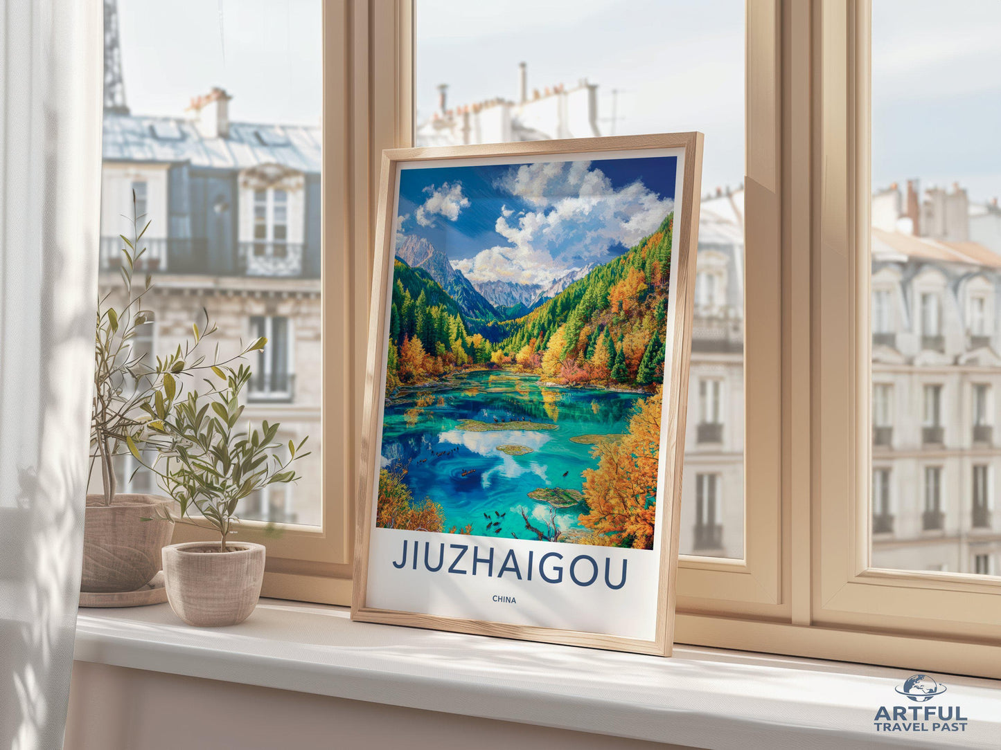 Jiuzhaigou Valley Poster | China Wall Art | Asia Decor